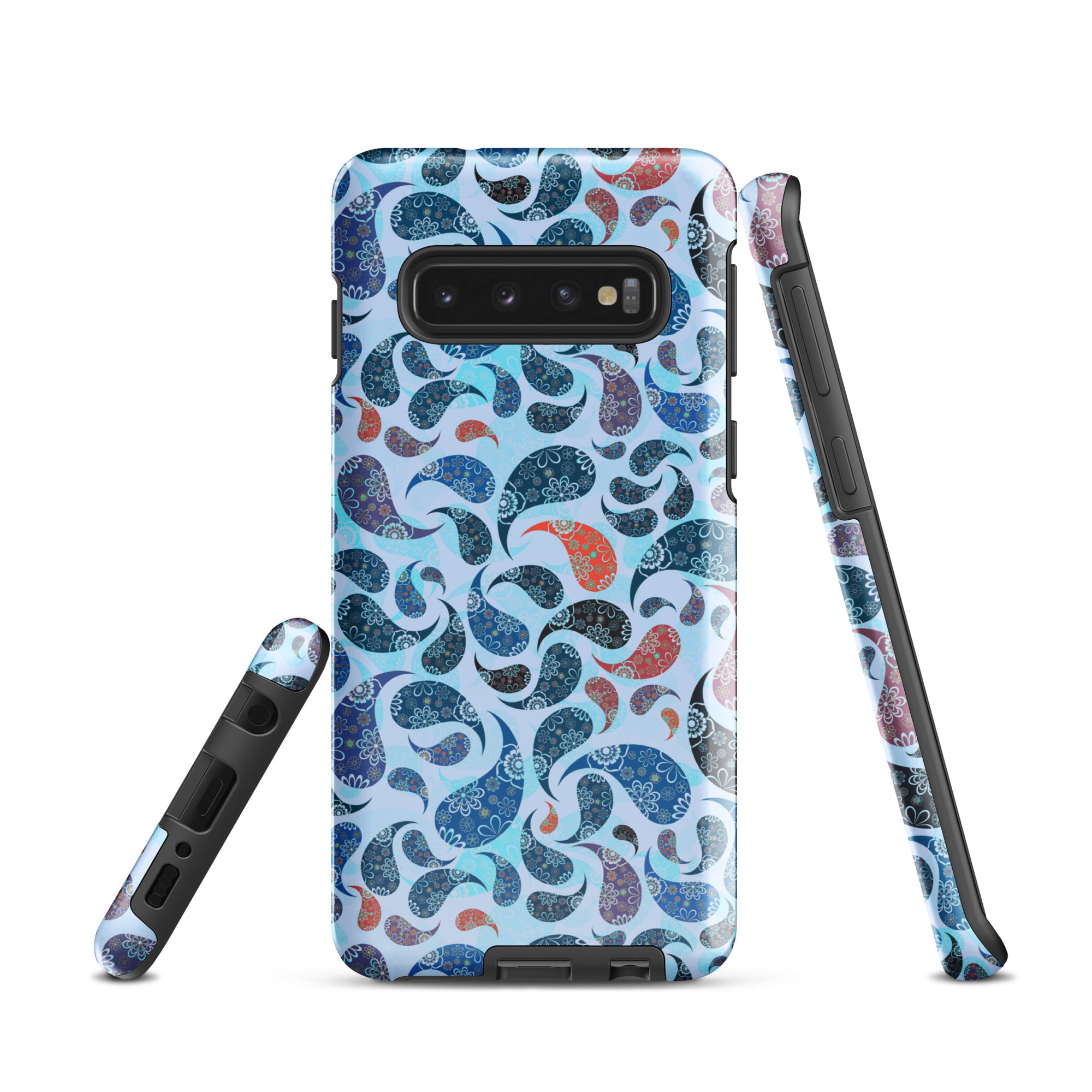 Tough case for Samsung®- Paisley Blue