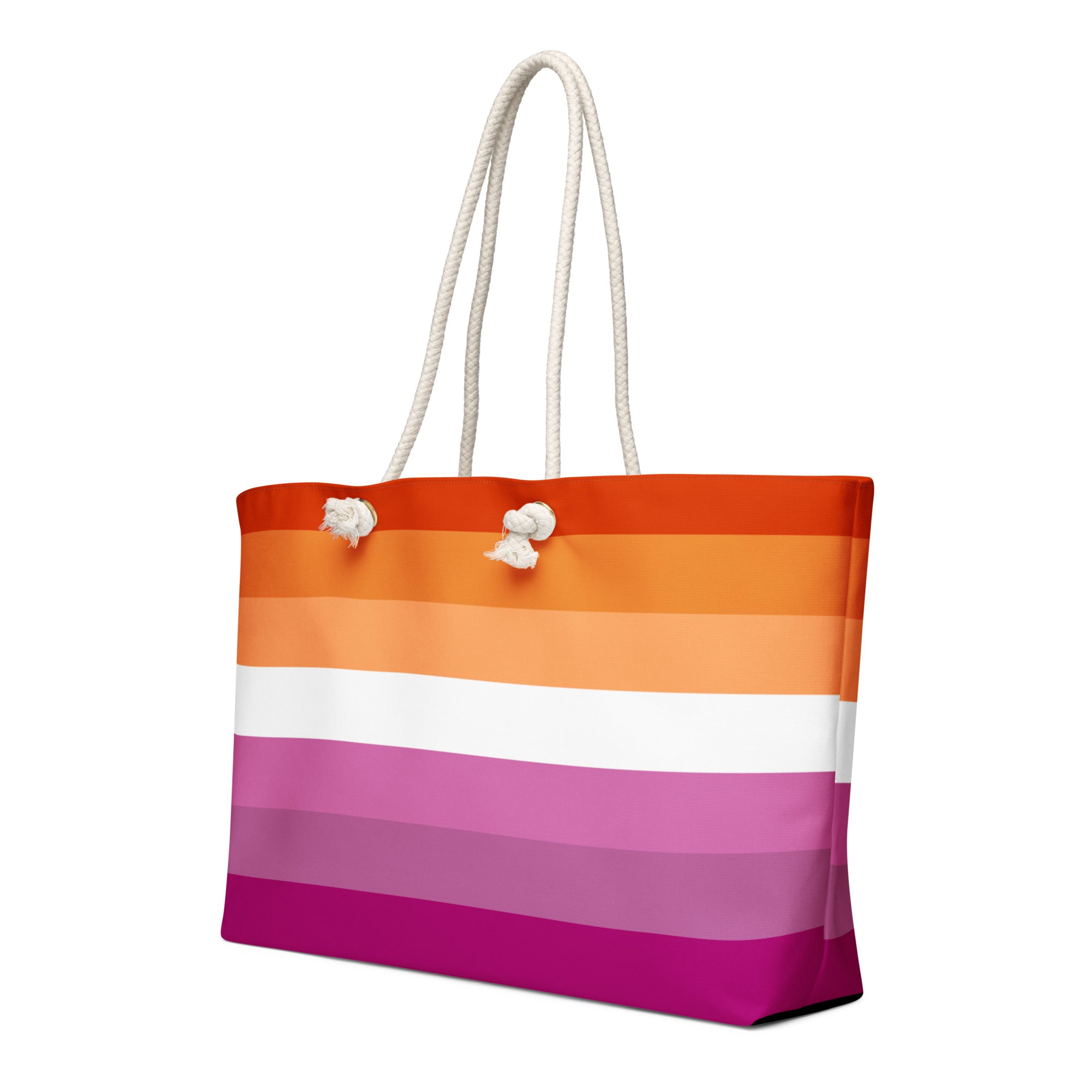 Oversized weekender bag-Lesbian Flag