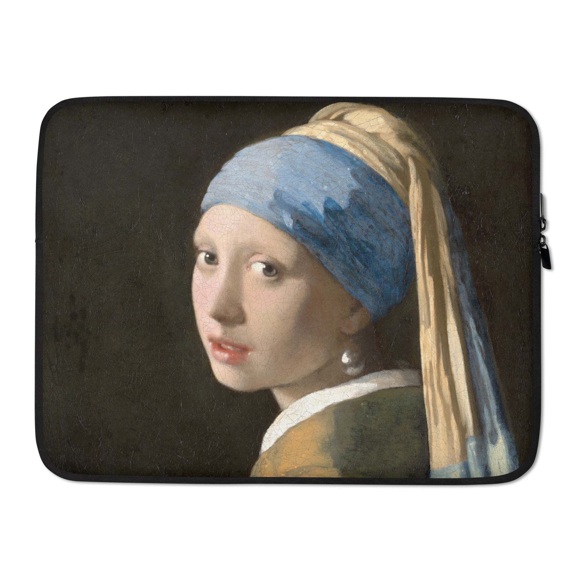 Laptop Sleeve-Ohannes Vermeer-Girl with a Pearl Earring