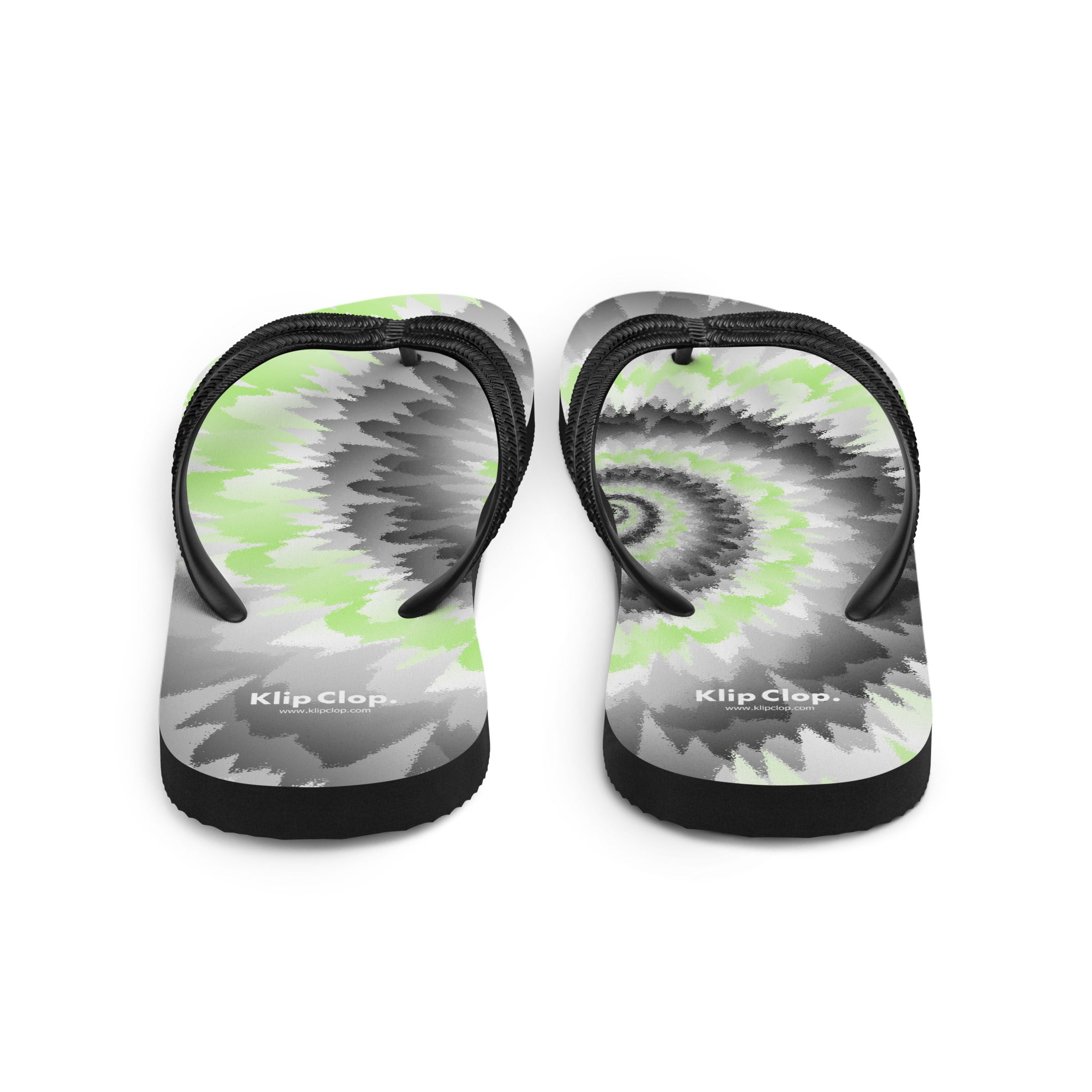 Flip-Flops-Tie Dye Spiral-Agender
