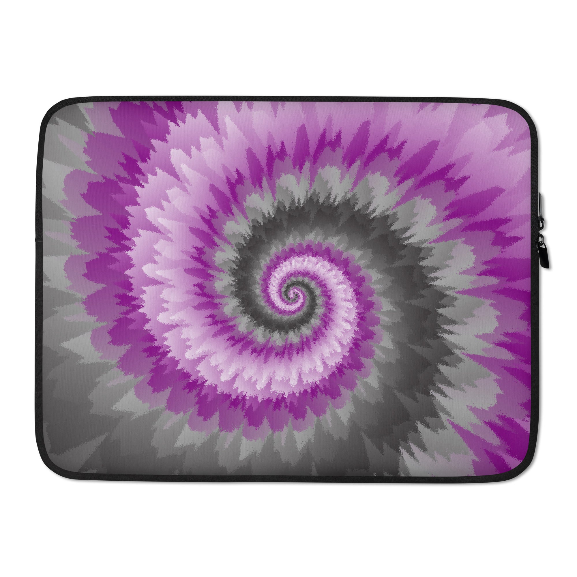Laptop Sleeve-Tie Dye Spiral-Demisexual