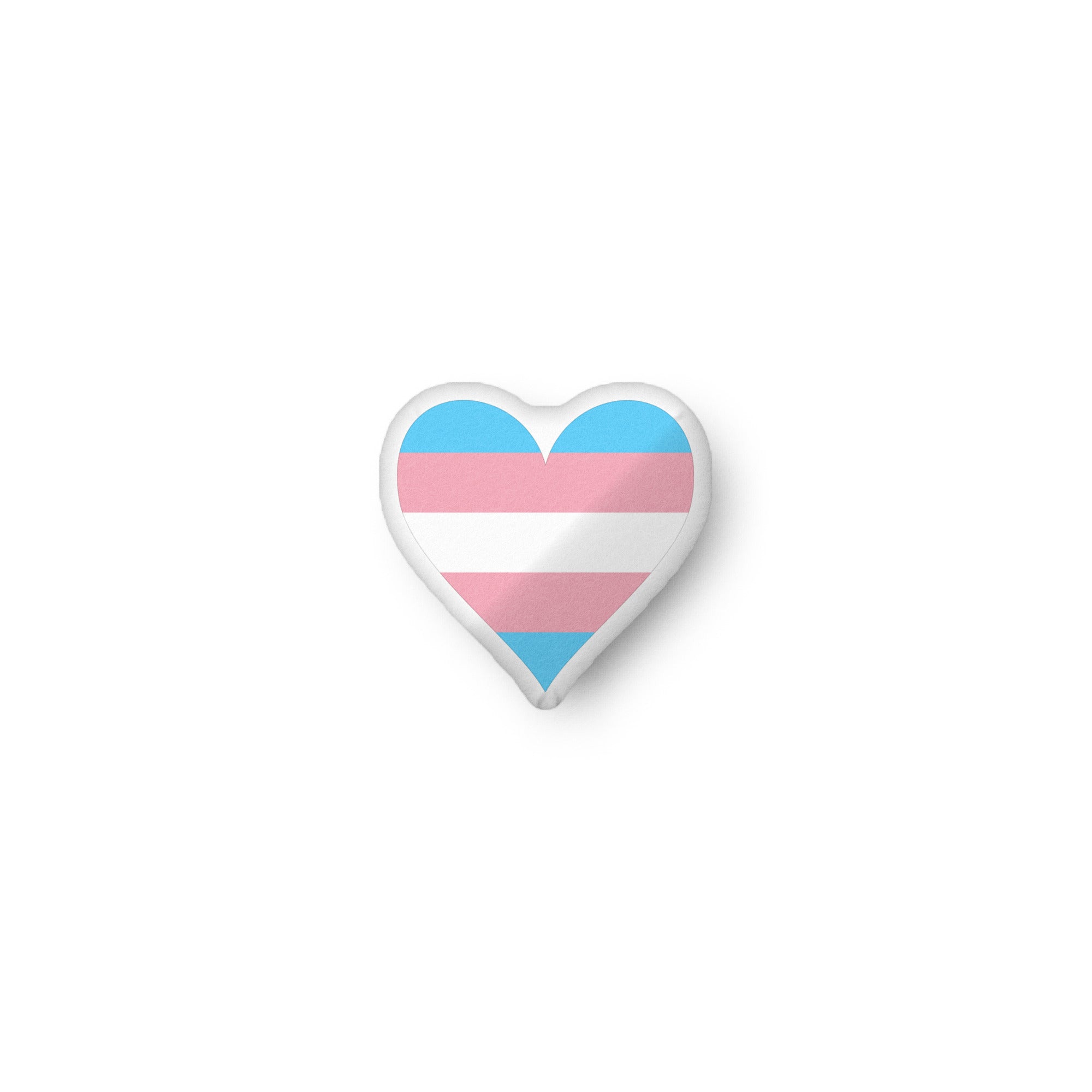 Custom-shaped pillow-Transgender Heart