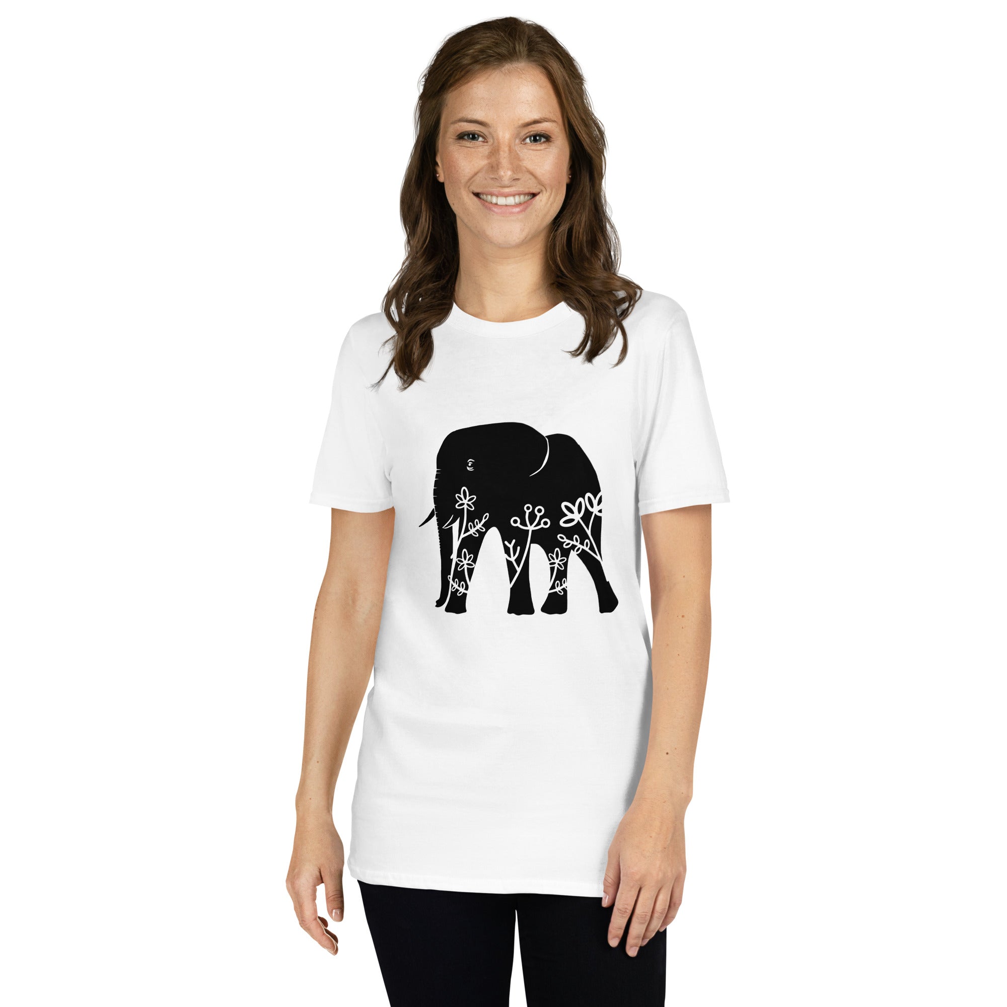 Short-Sleeve Unisex T-Shirt- Elephant