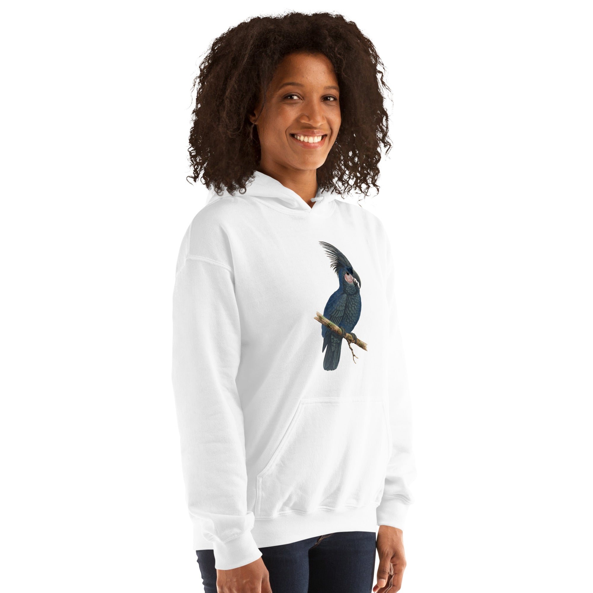 Unisex Hoodie-Great Black Cockatoo