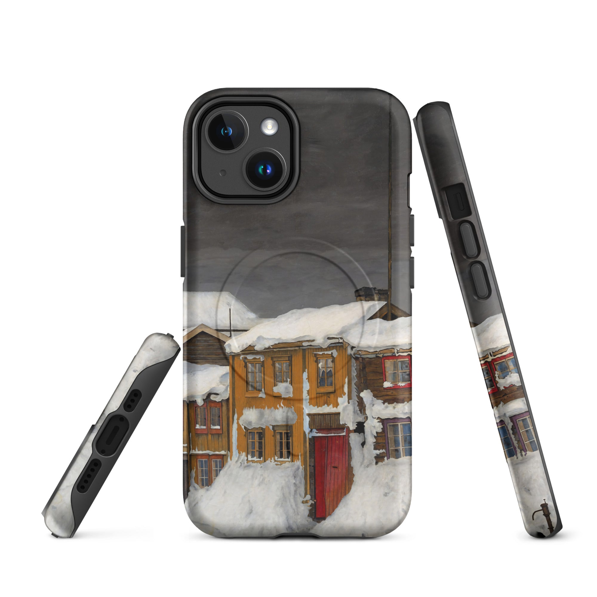 MagSafe® Tough case for iPhone®-Streets in Rros in Winter