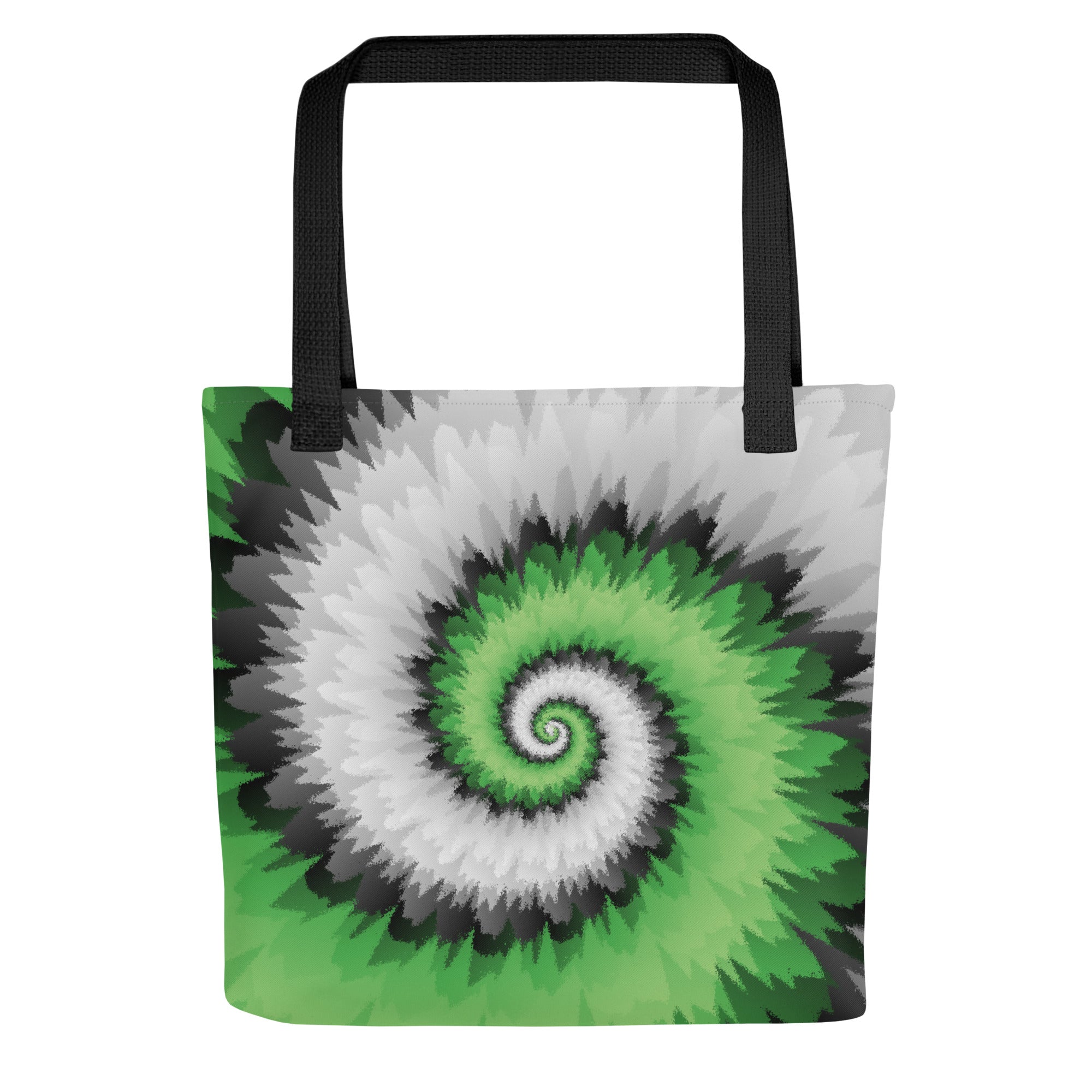 Tote bag-Tie Dye Spiral - Aromantic