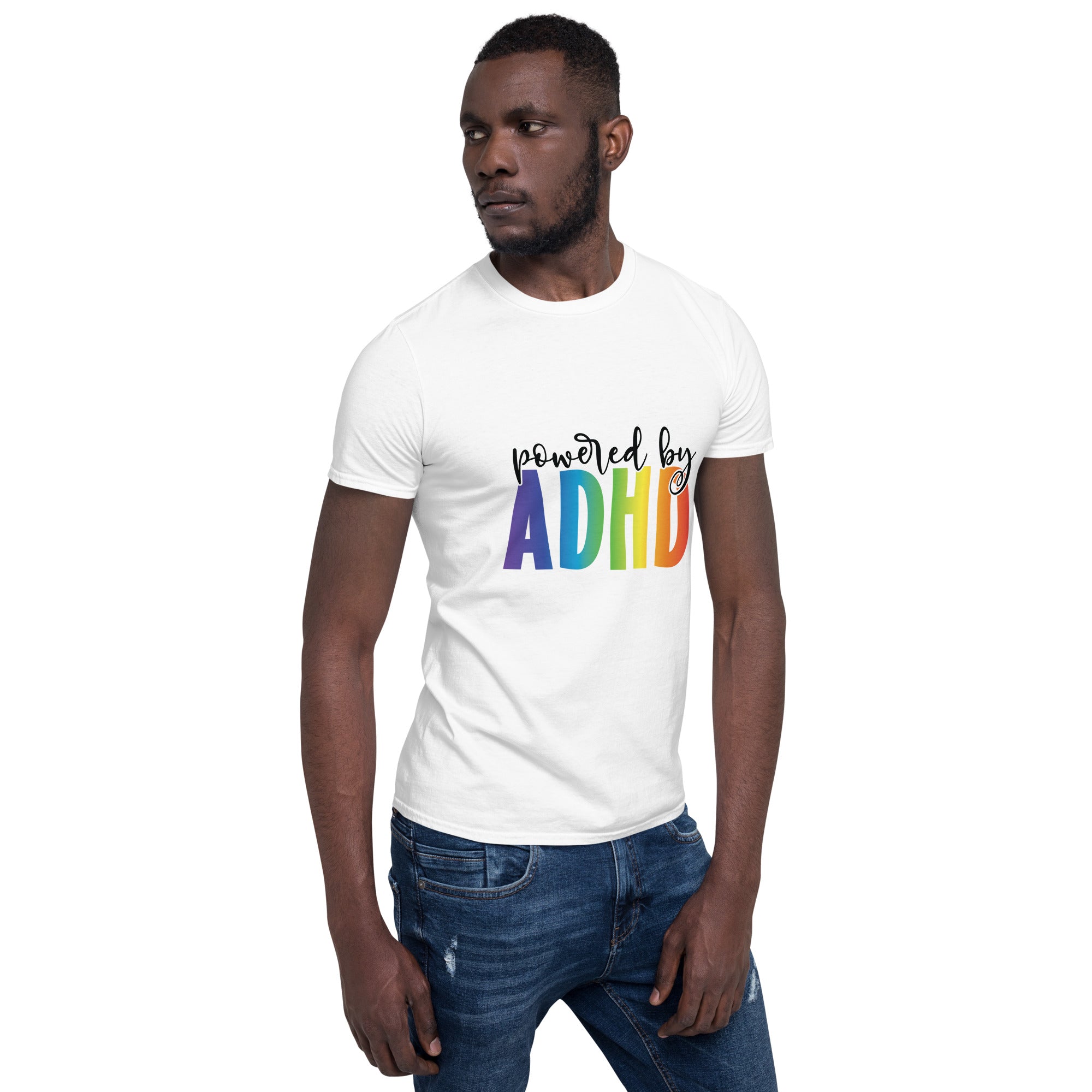 Short-Sleeve Unisex T-Shirt- ADHD- Powered By ADHD