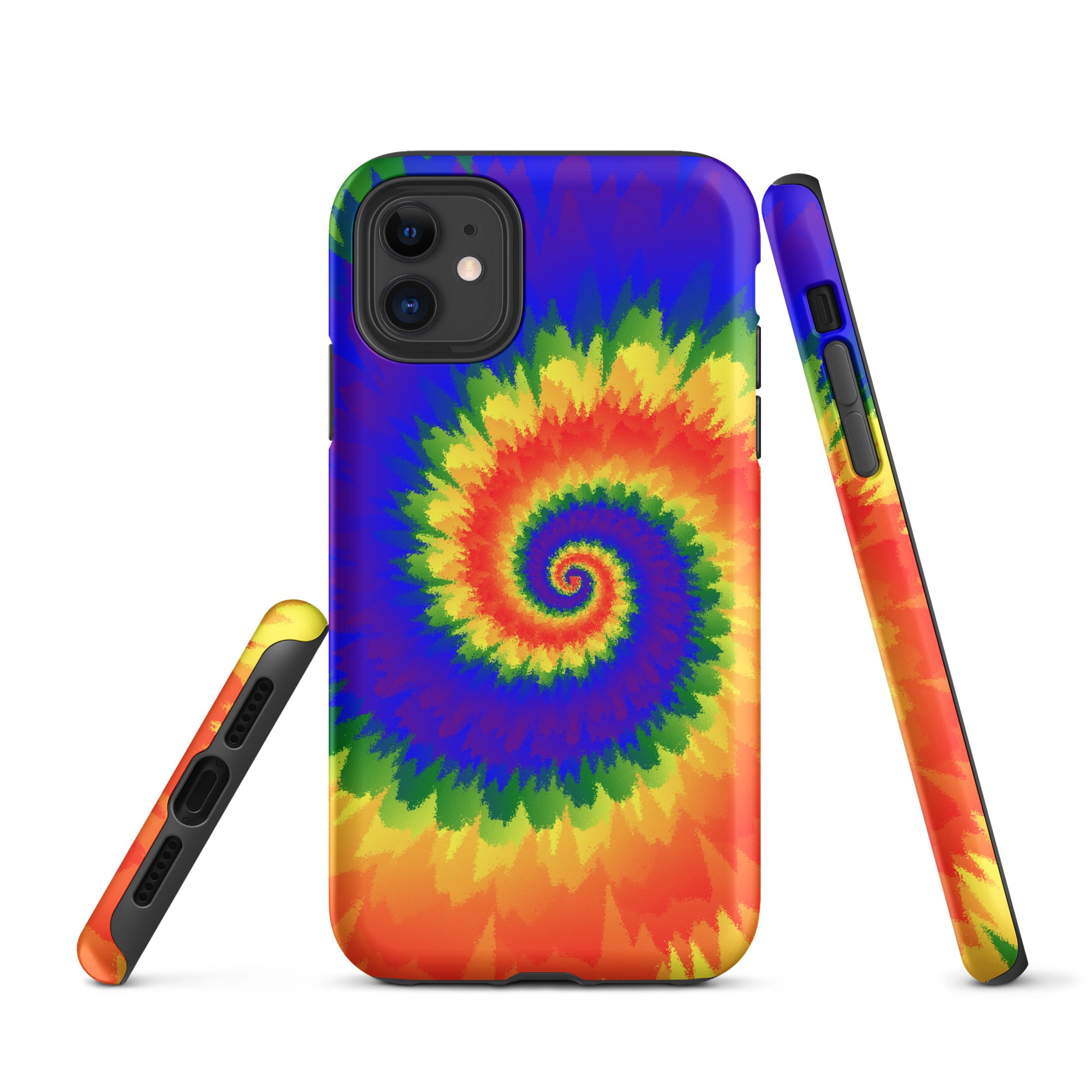 Tough Case for iPhone®-Tie Dye Spiral - LGBTQ