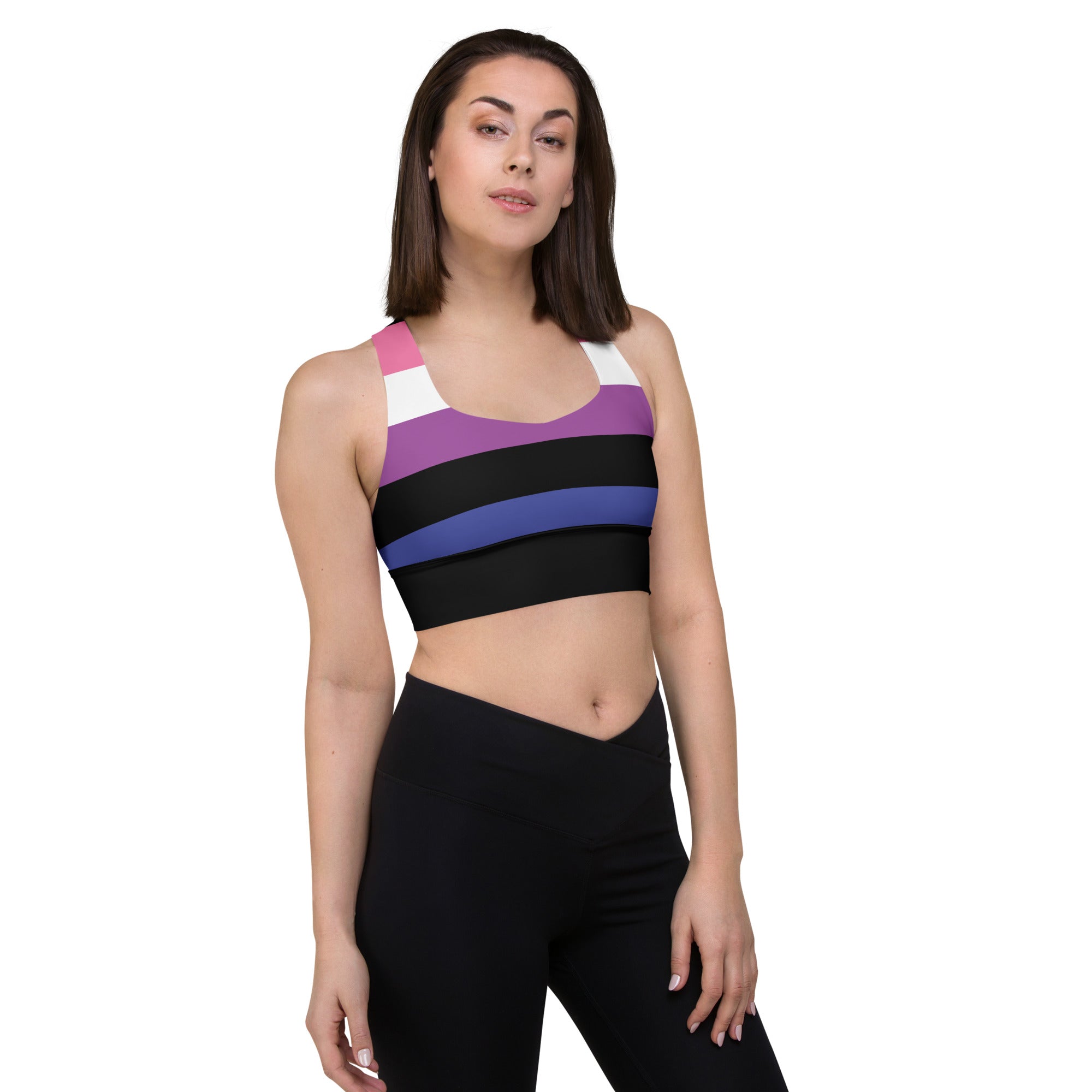Longline sports bra- Genderfluid