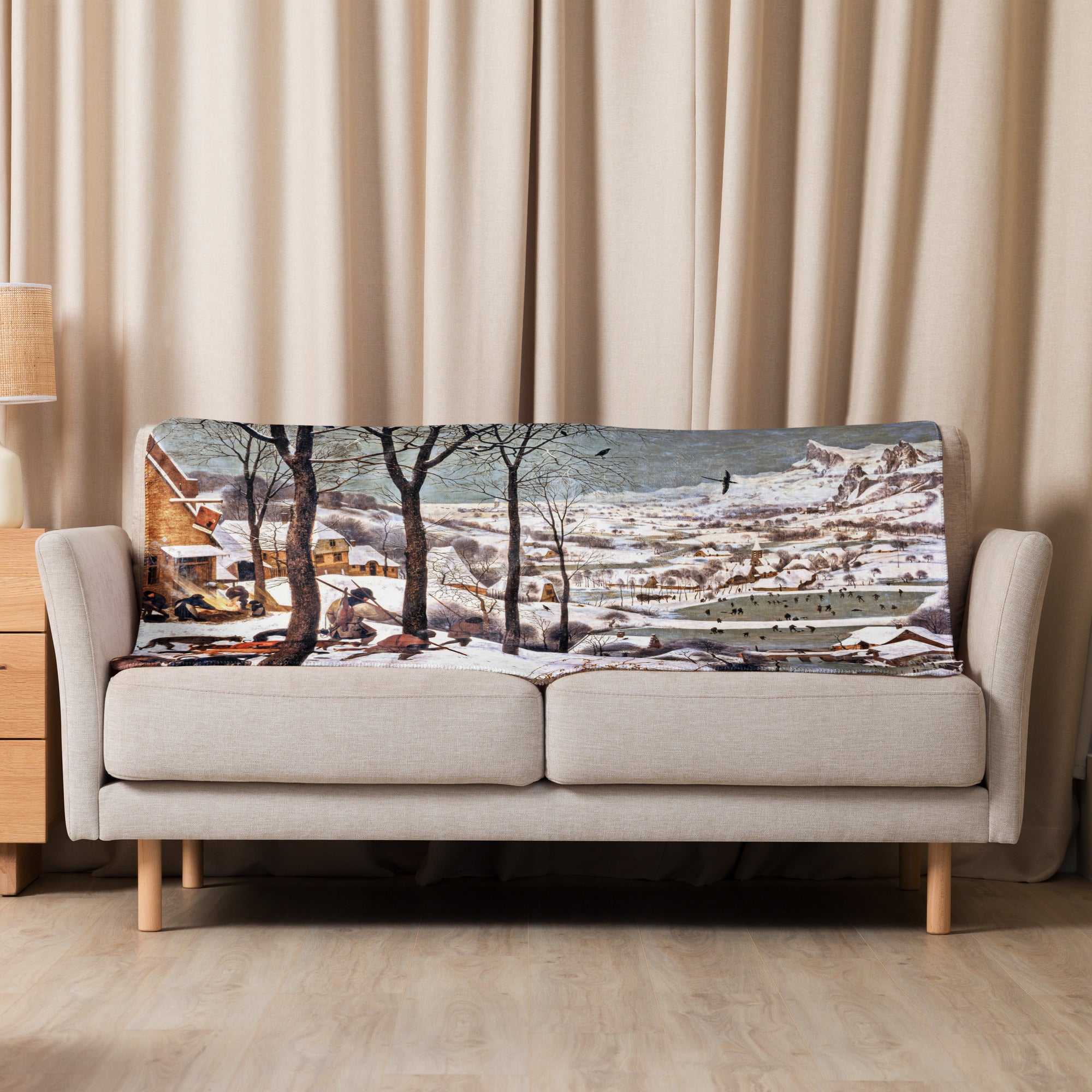 Sherpa blanket-Hunters in the Snow