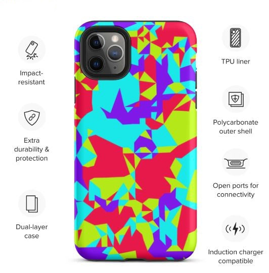 Tough Case for iPhone®- Topographic