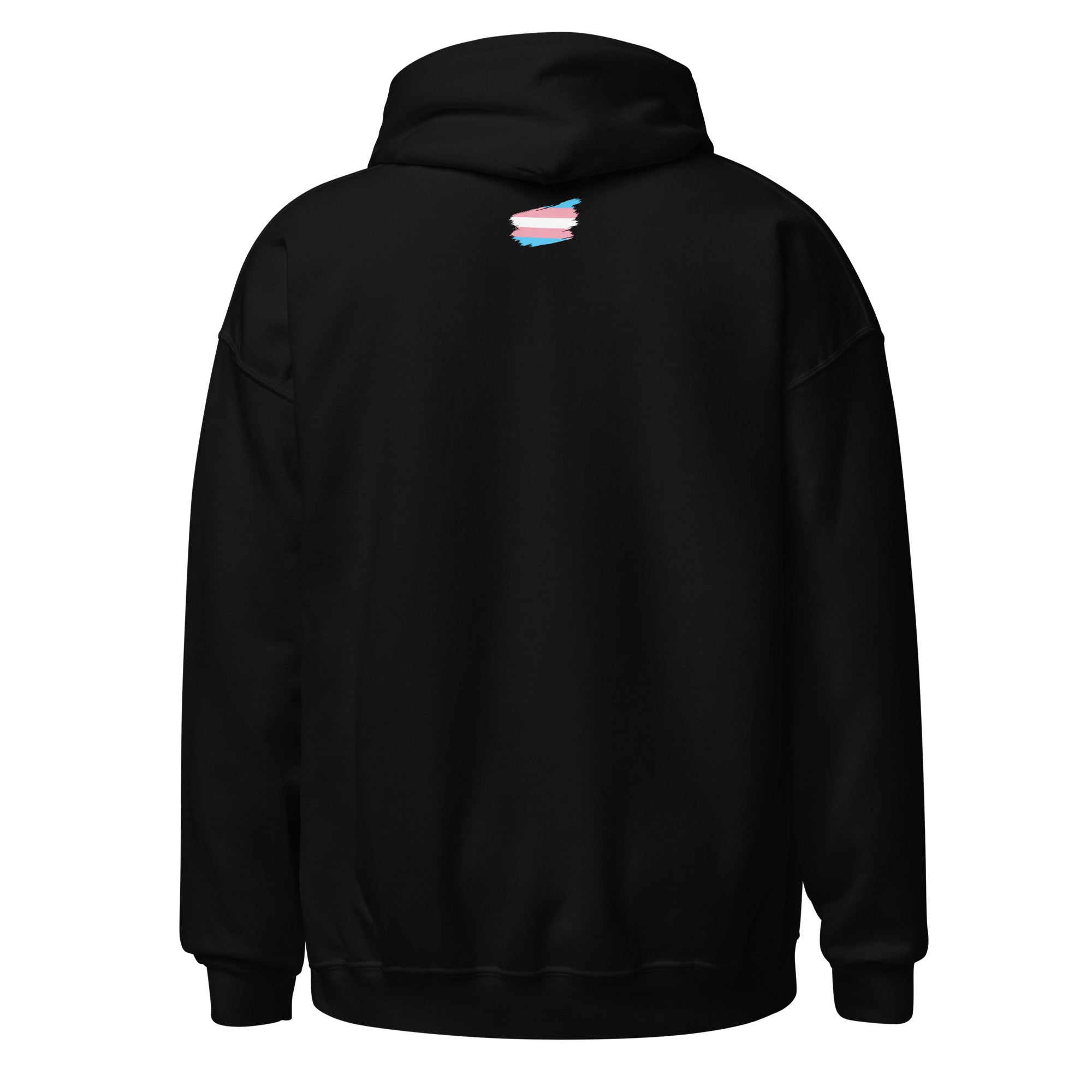 Unisex Hoodie-Transgender Grunge Flag