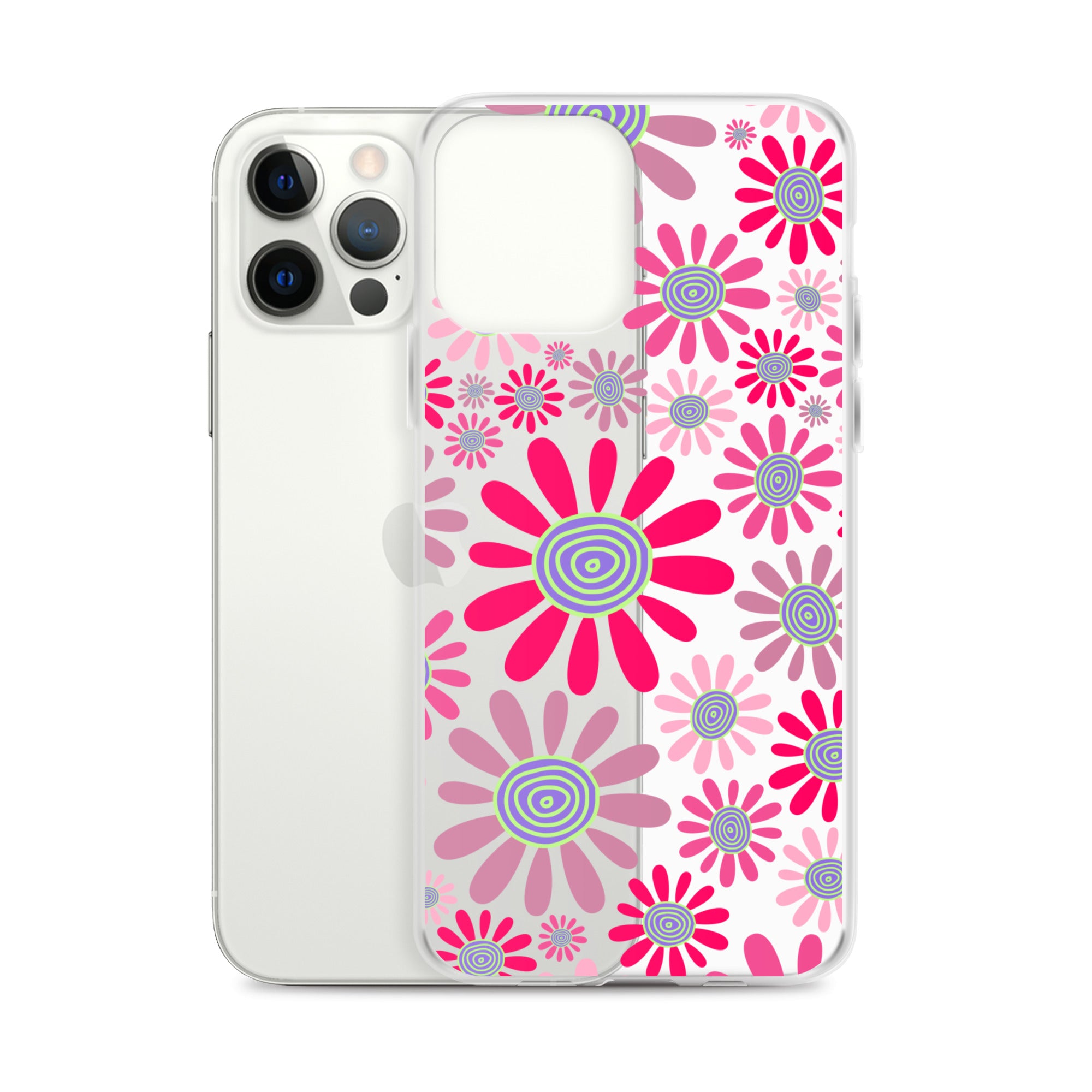 Clear Case for iPhone®- Floral Daisy Design I