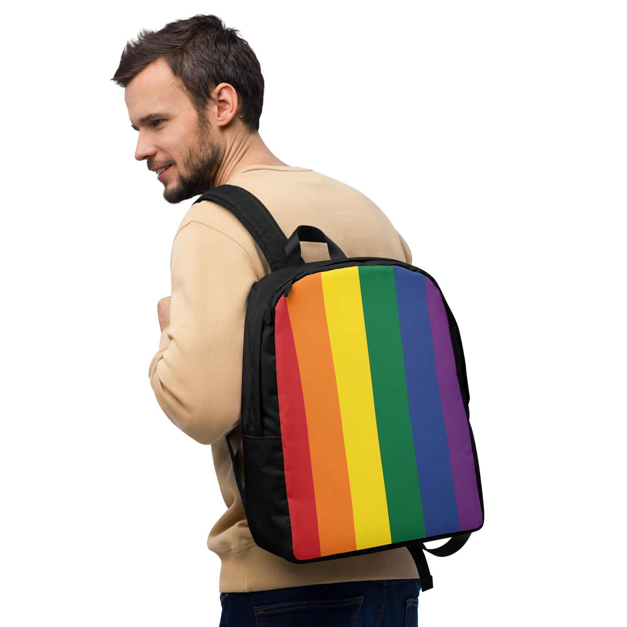 Minimalist Backpack- Pride Rainbow