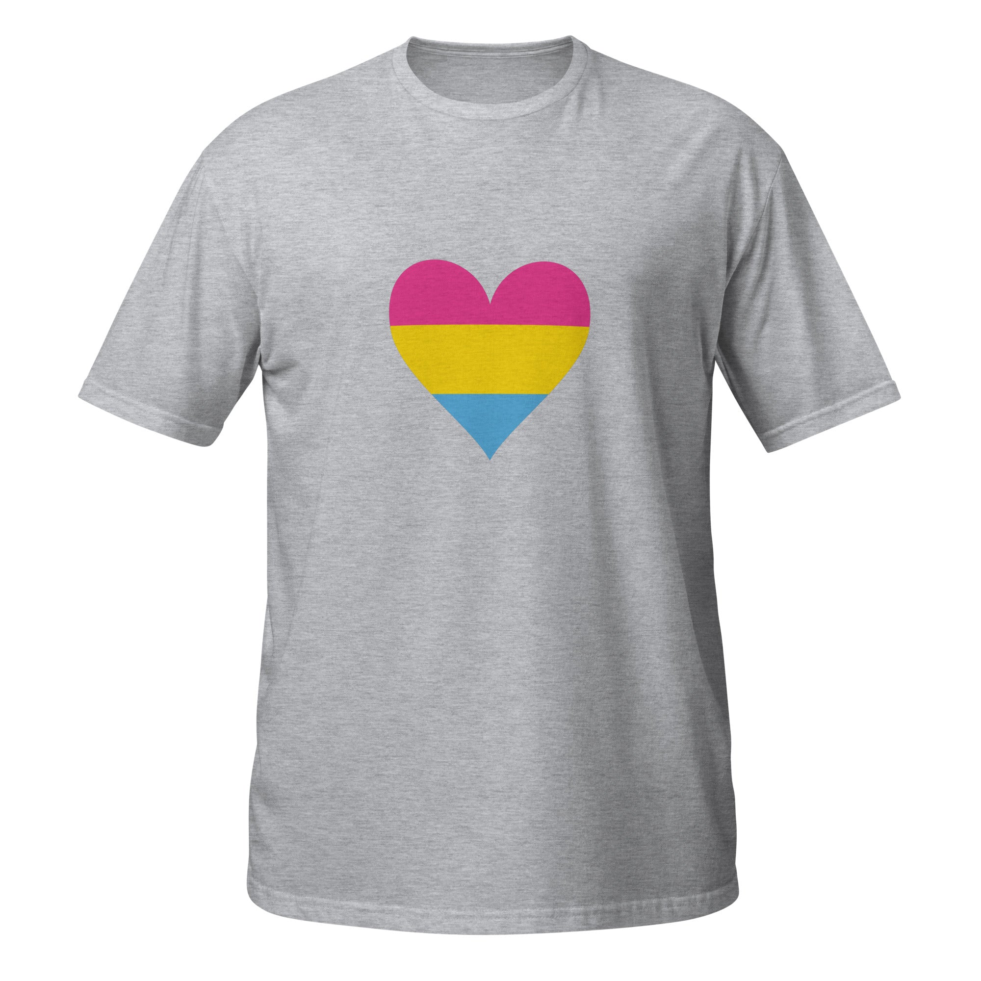 Short-Sleeve Unisex T-Shirt-Pansexual Heart