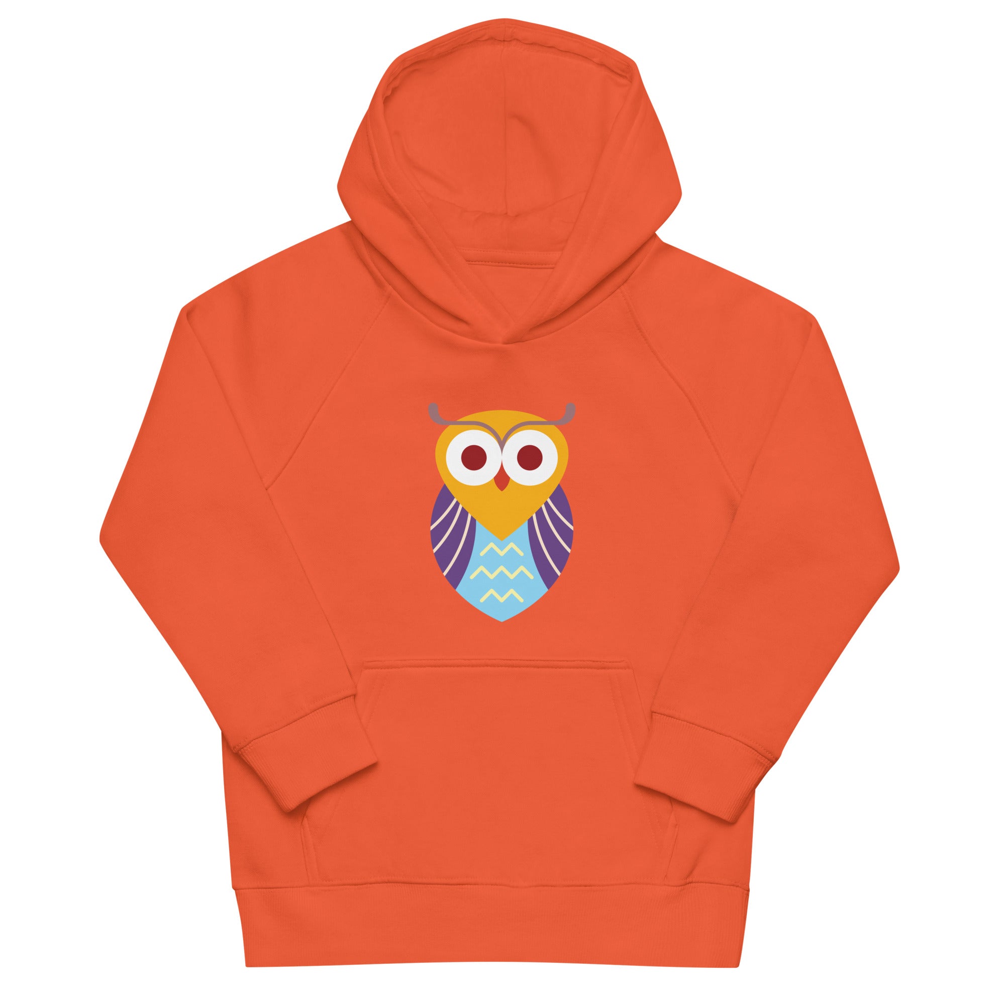 Kids eco hoodie-Owl I