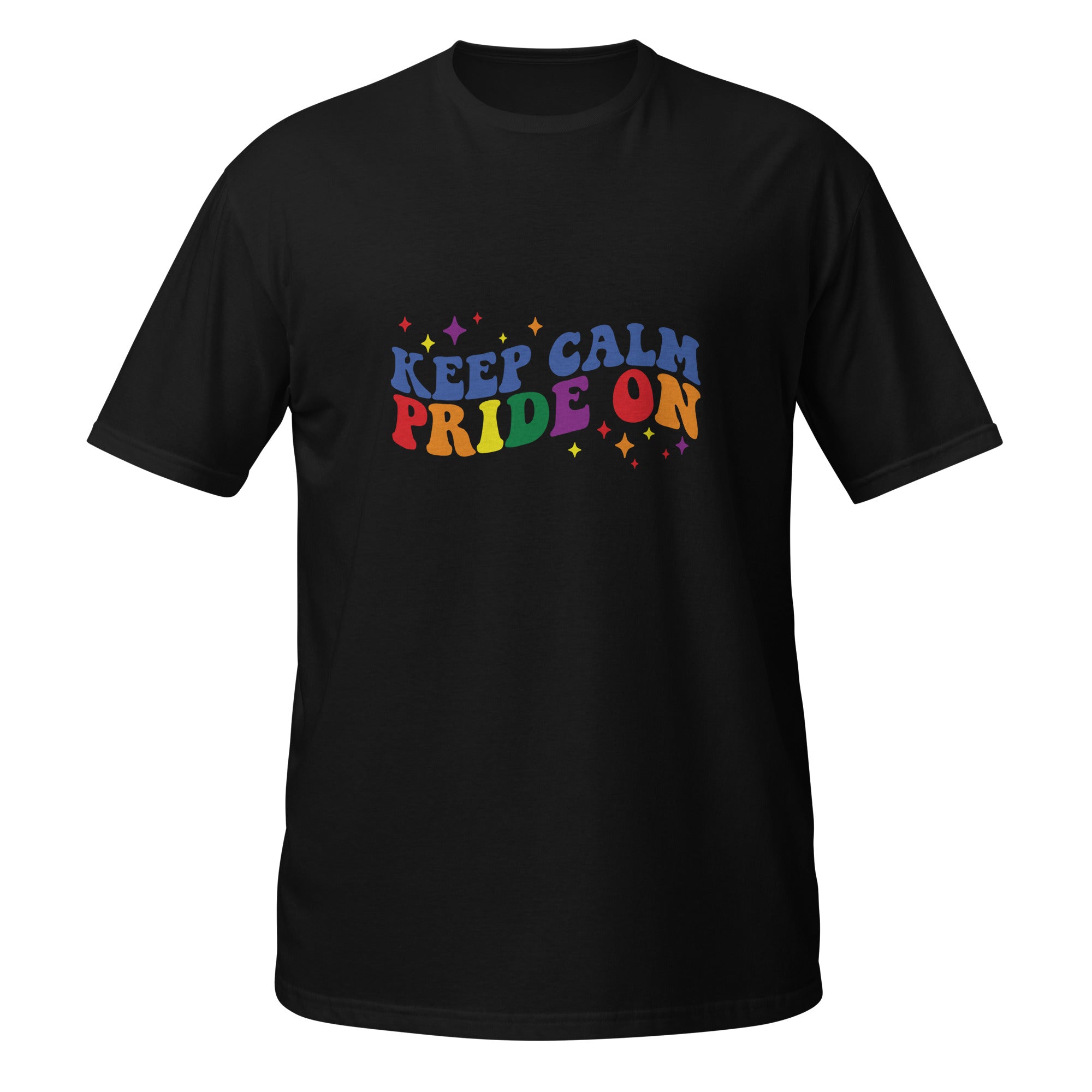 Short-Sleeve Unisex T-Shirt- Keep calm pride on