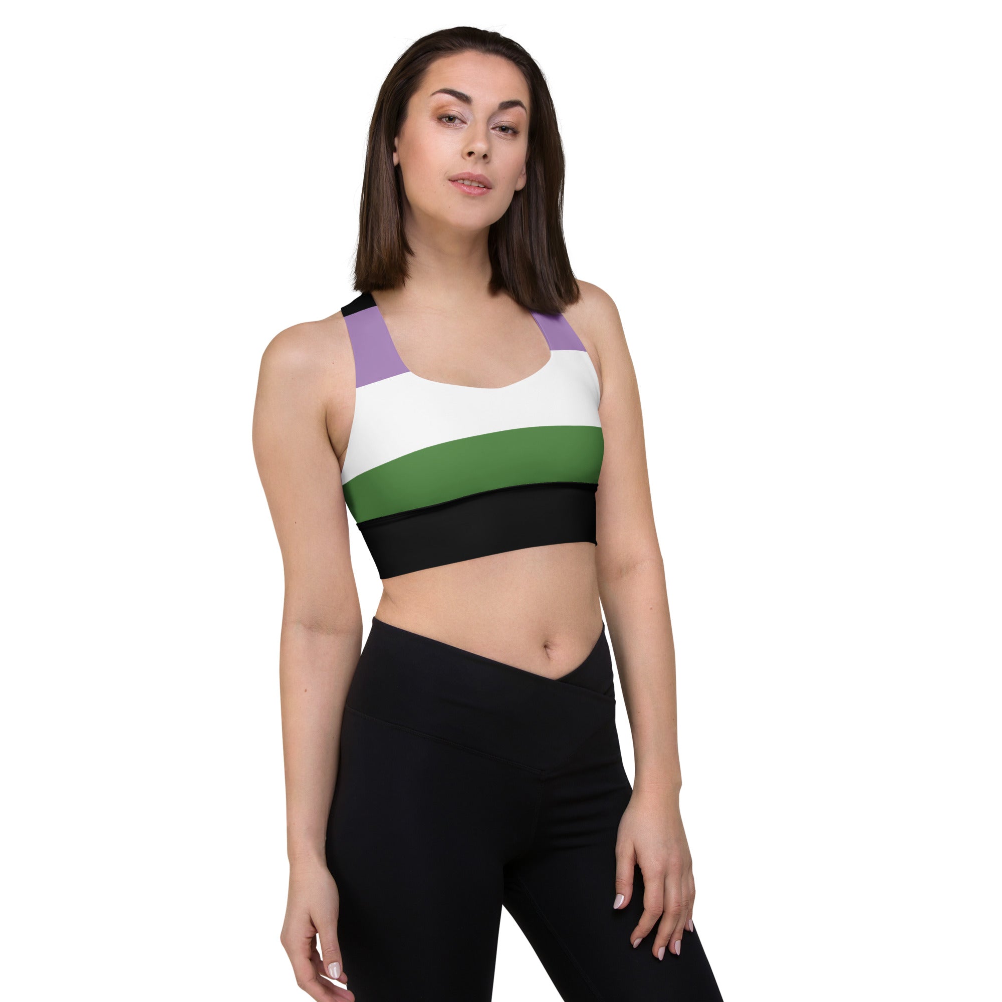 Longline sports bra- Genderqueer