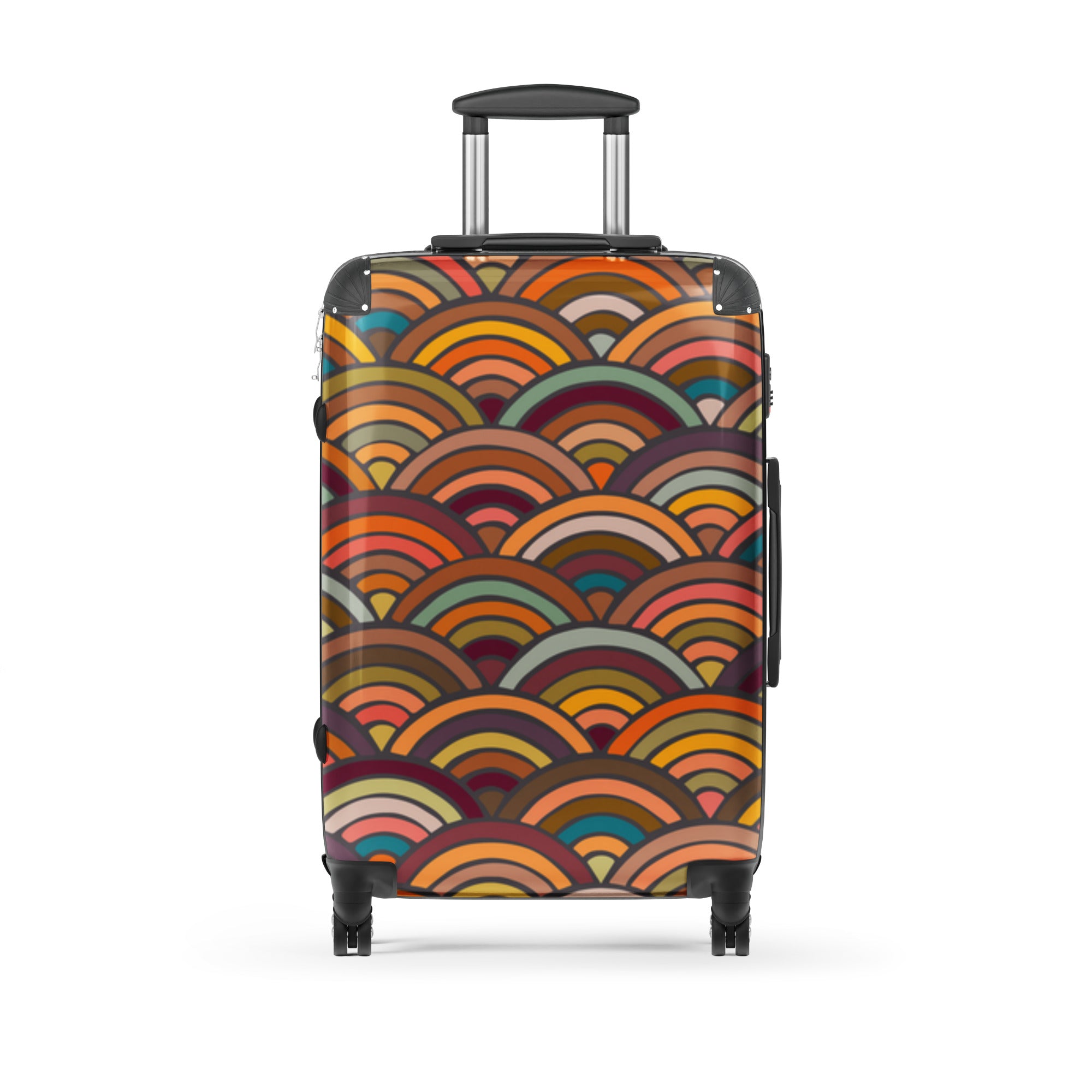 Hard-shell suitcase-Japanese Line Pattern I