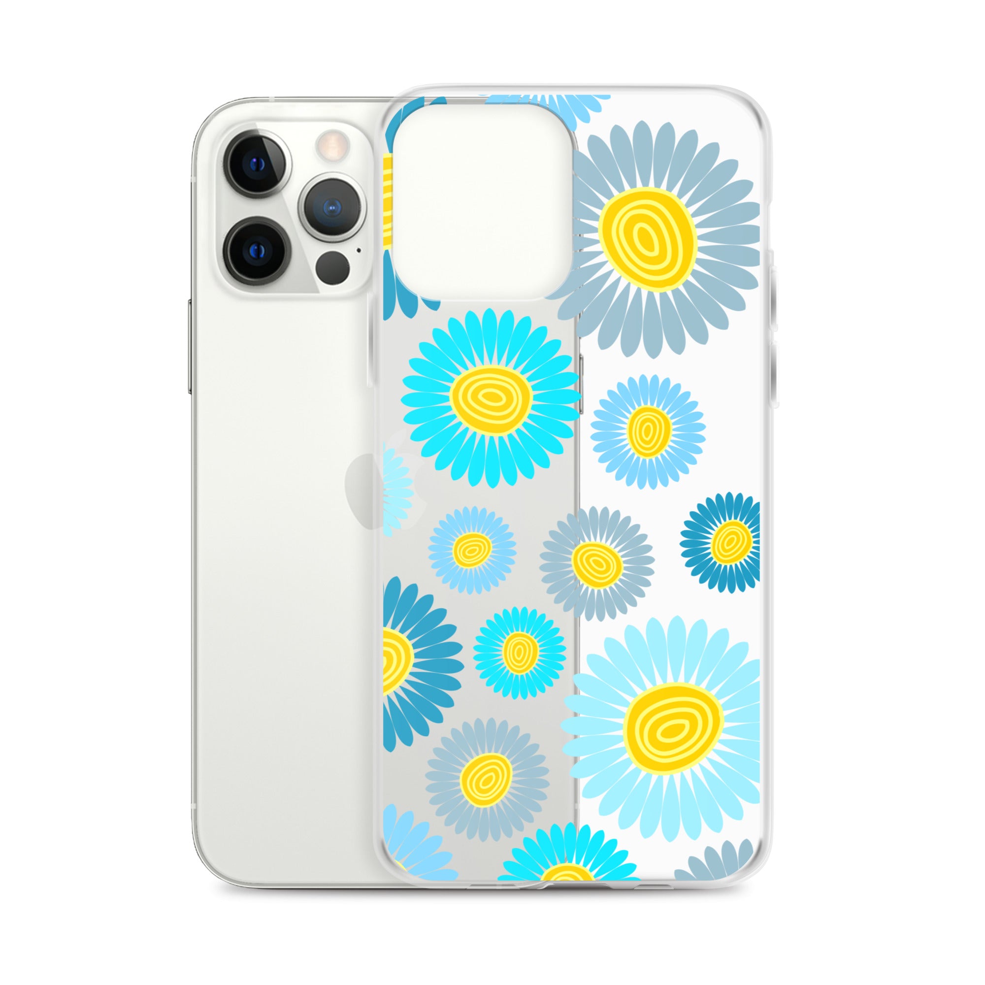 Clear Case for iPhone®- Floral Daisy Design II