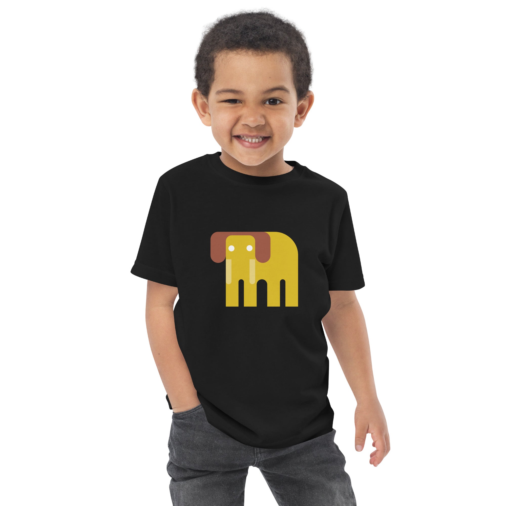 Toddler jersey t-shirt-Elephant