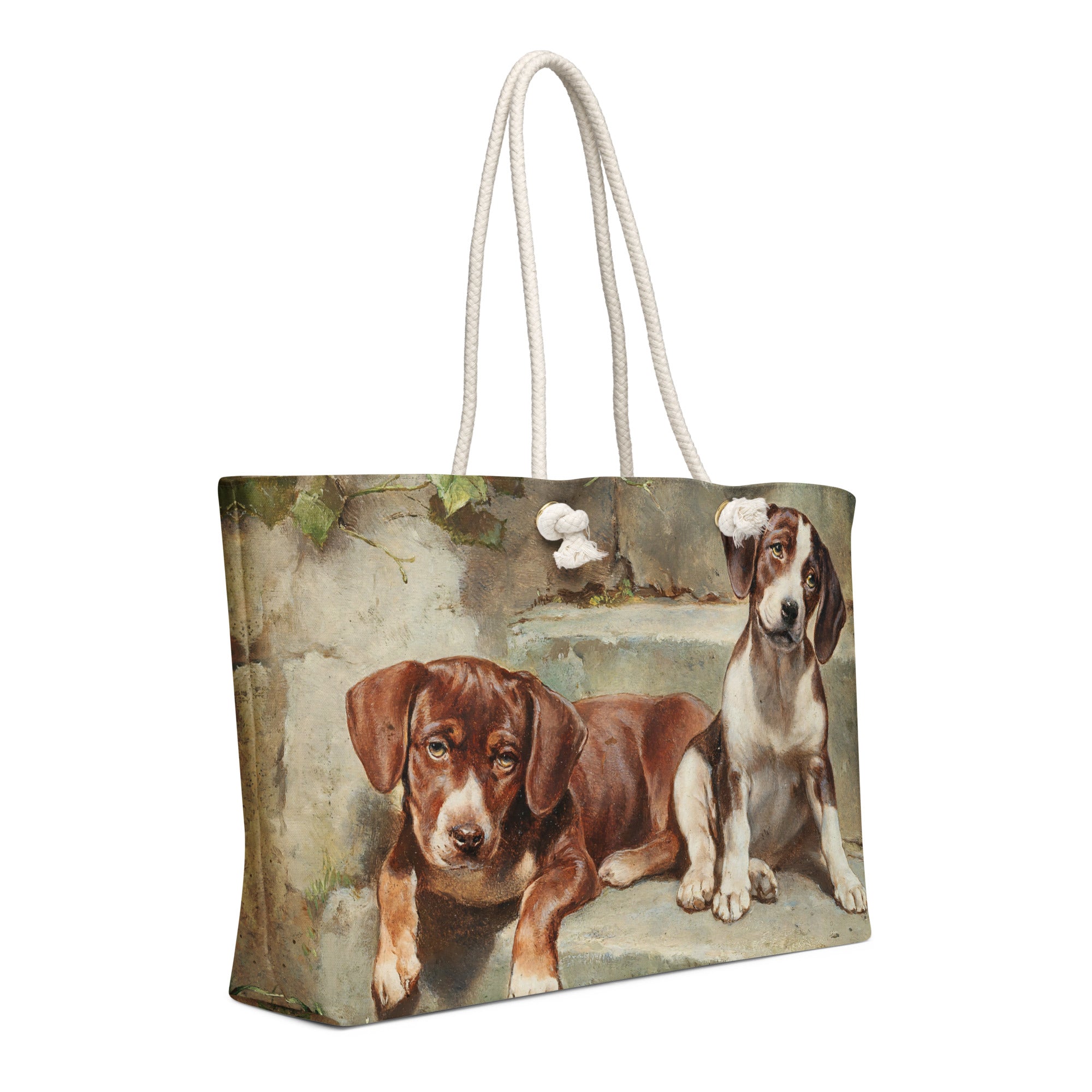 Oversized weekender bag-Gestrte Siesta