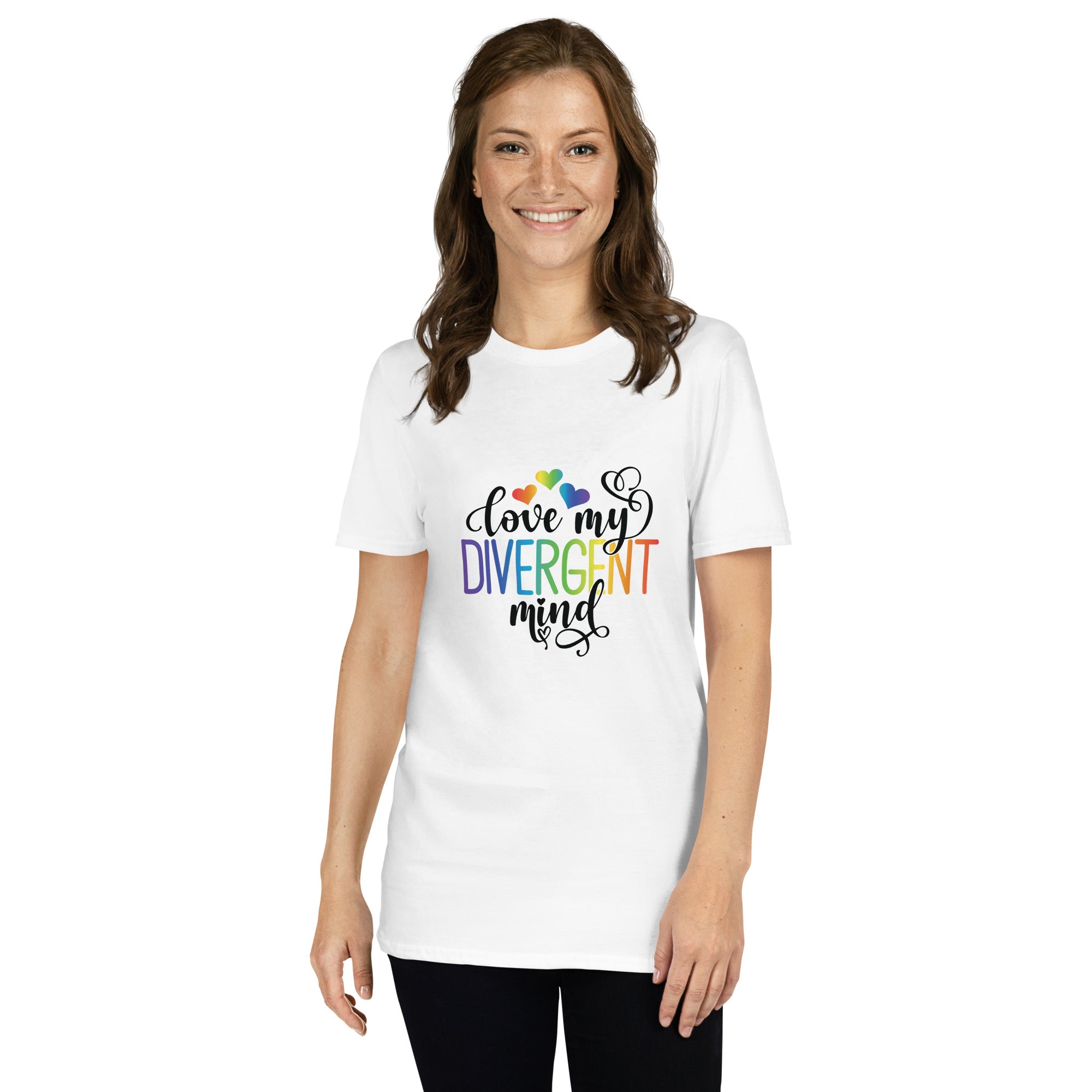 Short-Sleeve Unisex T-Shirt- ADHD- Love My Divergent Mind