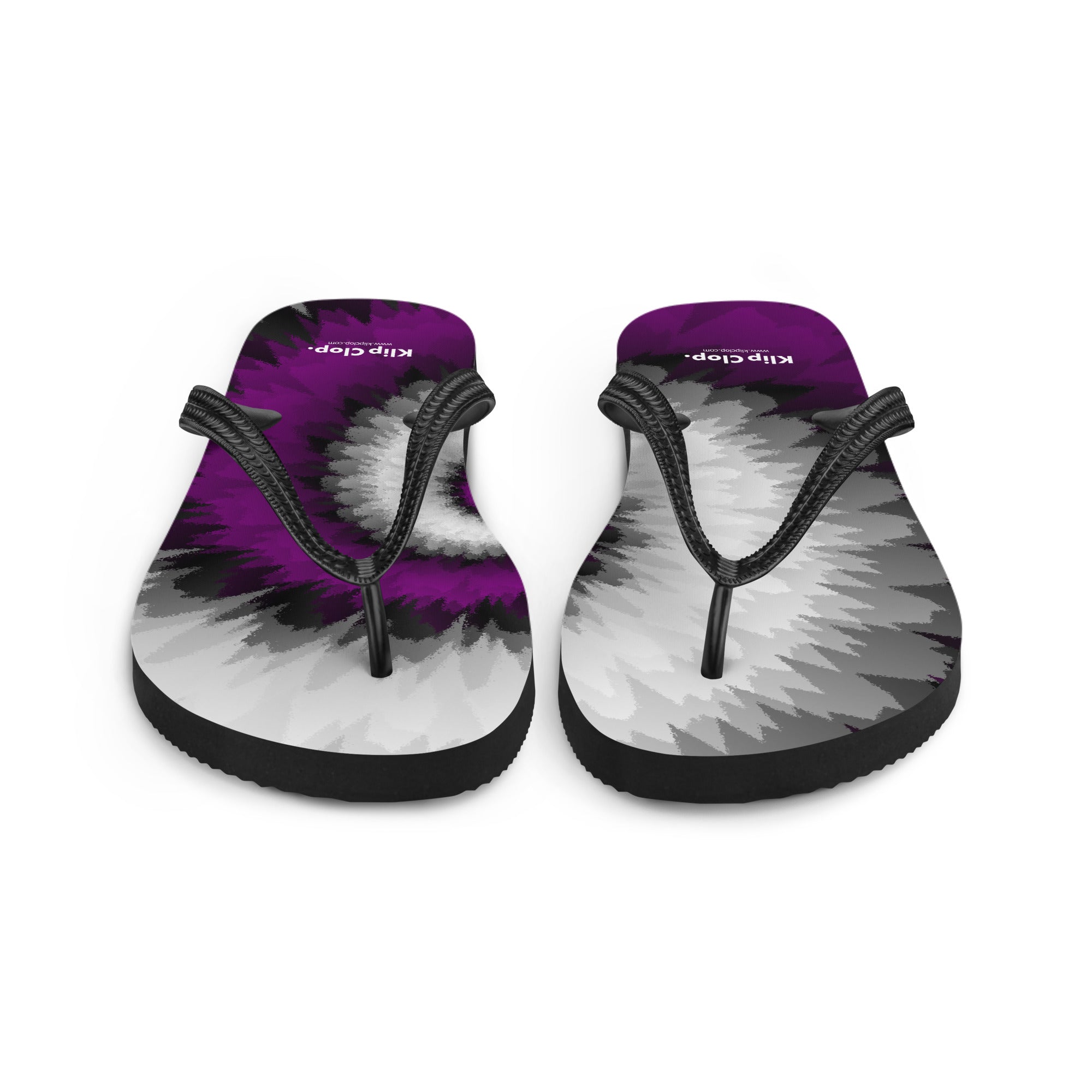 Flip-Flops-Tie Dye Spiral-Asexual