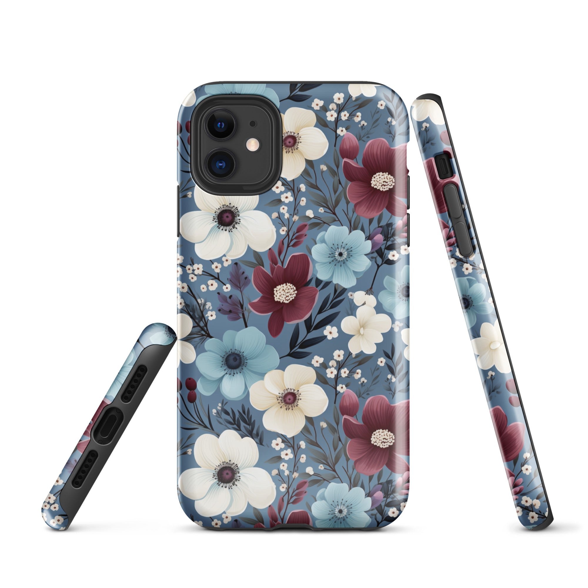Tough Case for iPhone®- Floral Pattern II