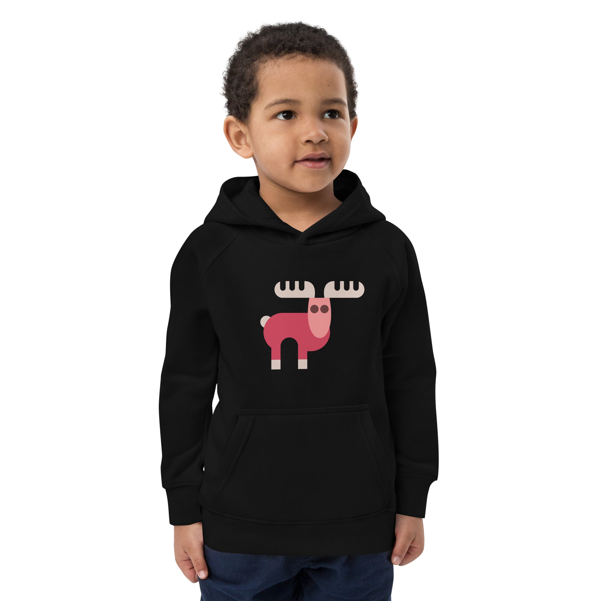 Kids eco hoodie-Elk