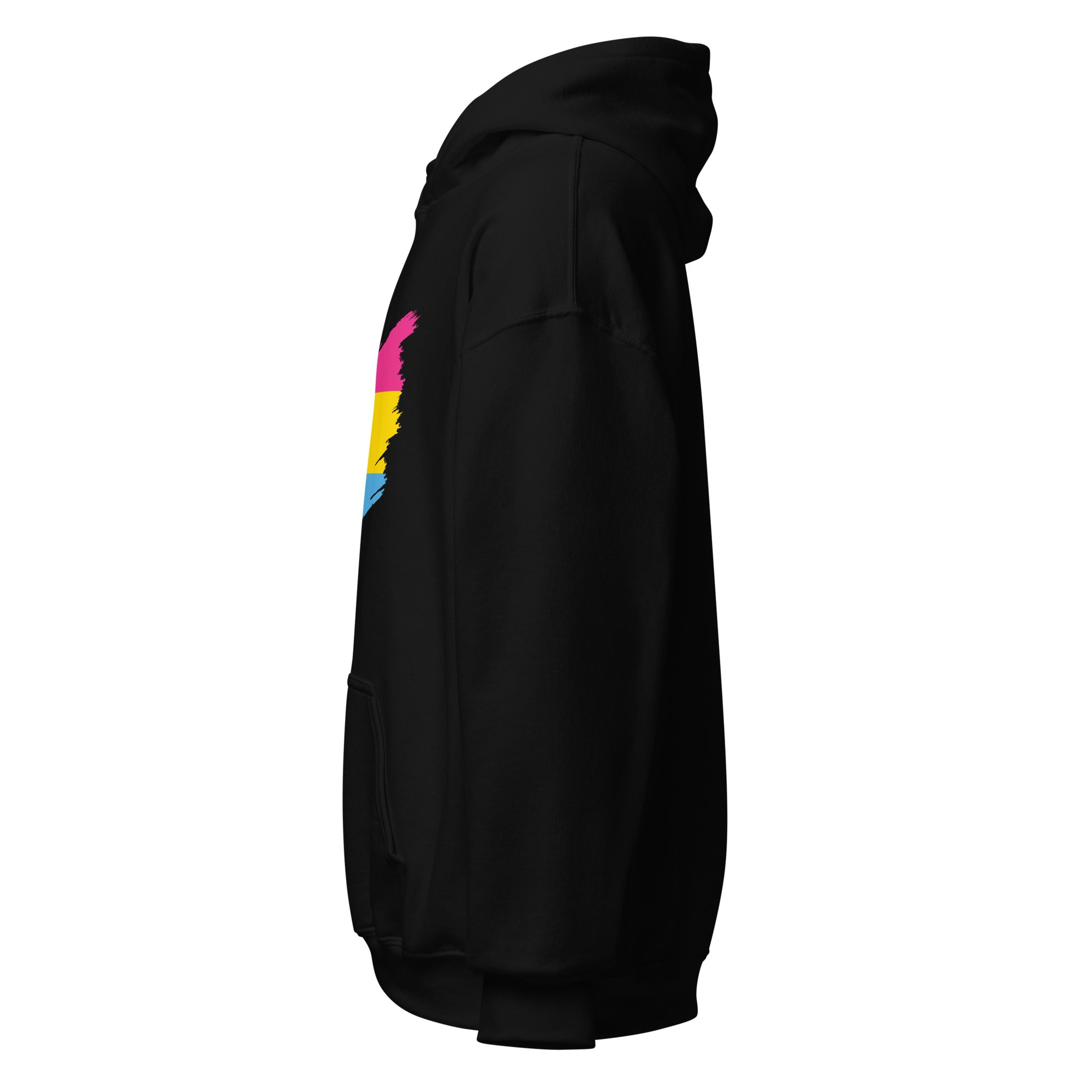 Unisex Hoodie-Pansexual Grunge Flag