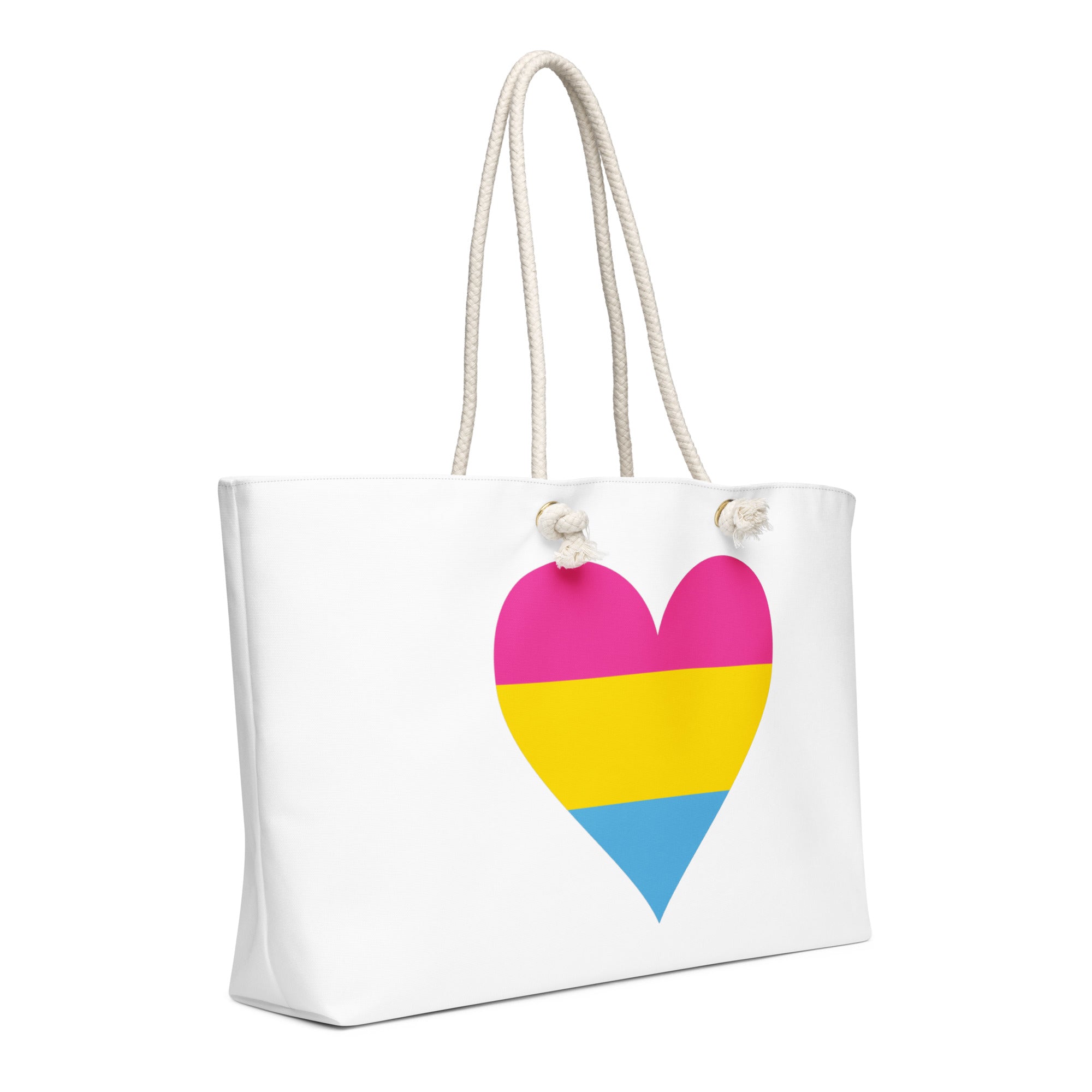Oversized weekender bag-Pansexual Heart