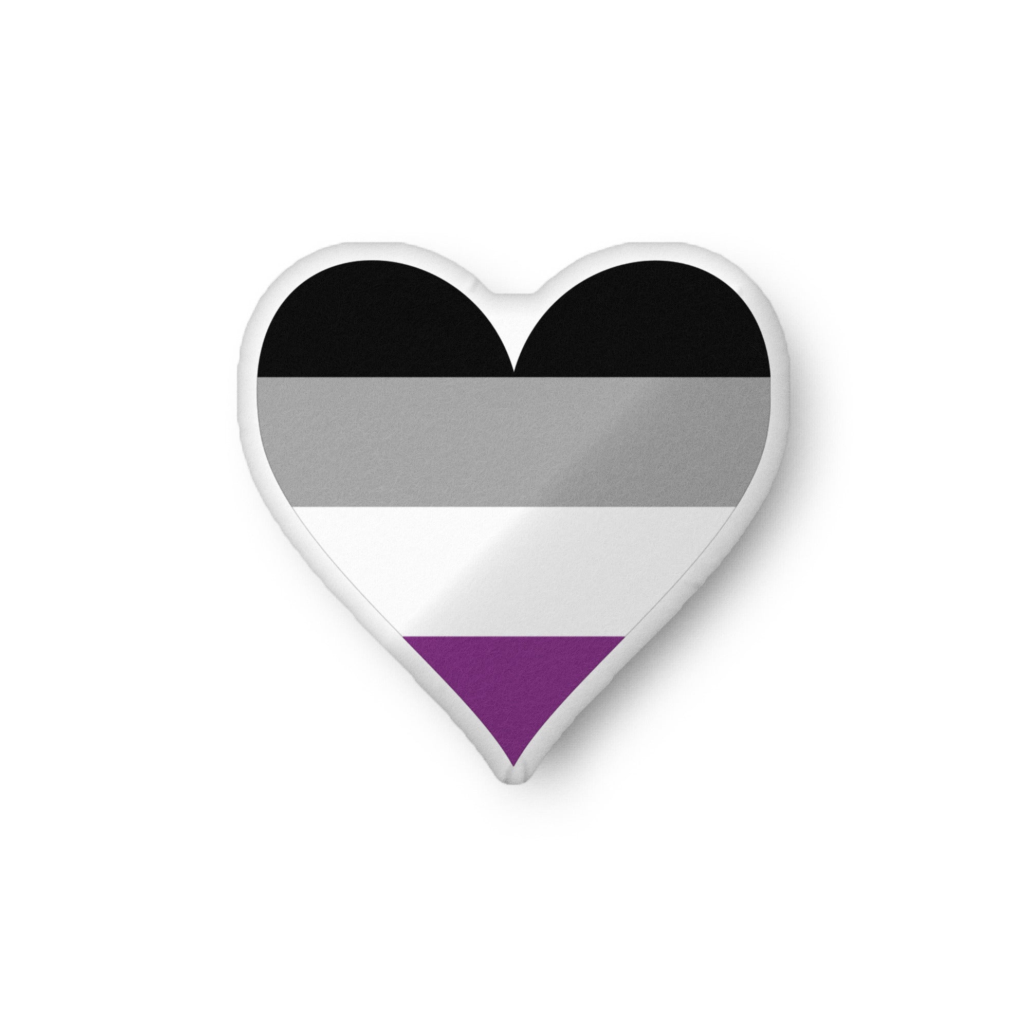 Custom-shaped pillow-Asexual Heart