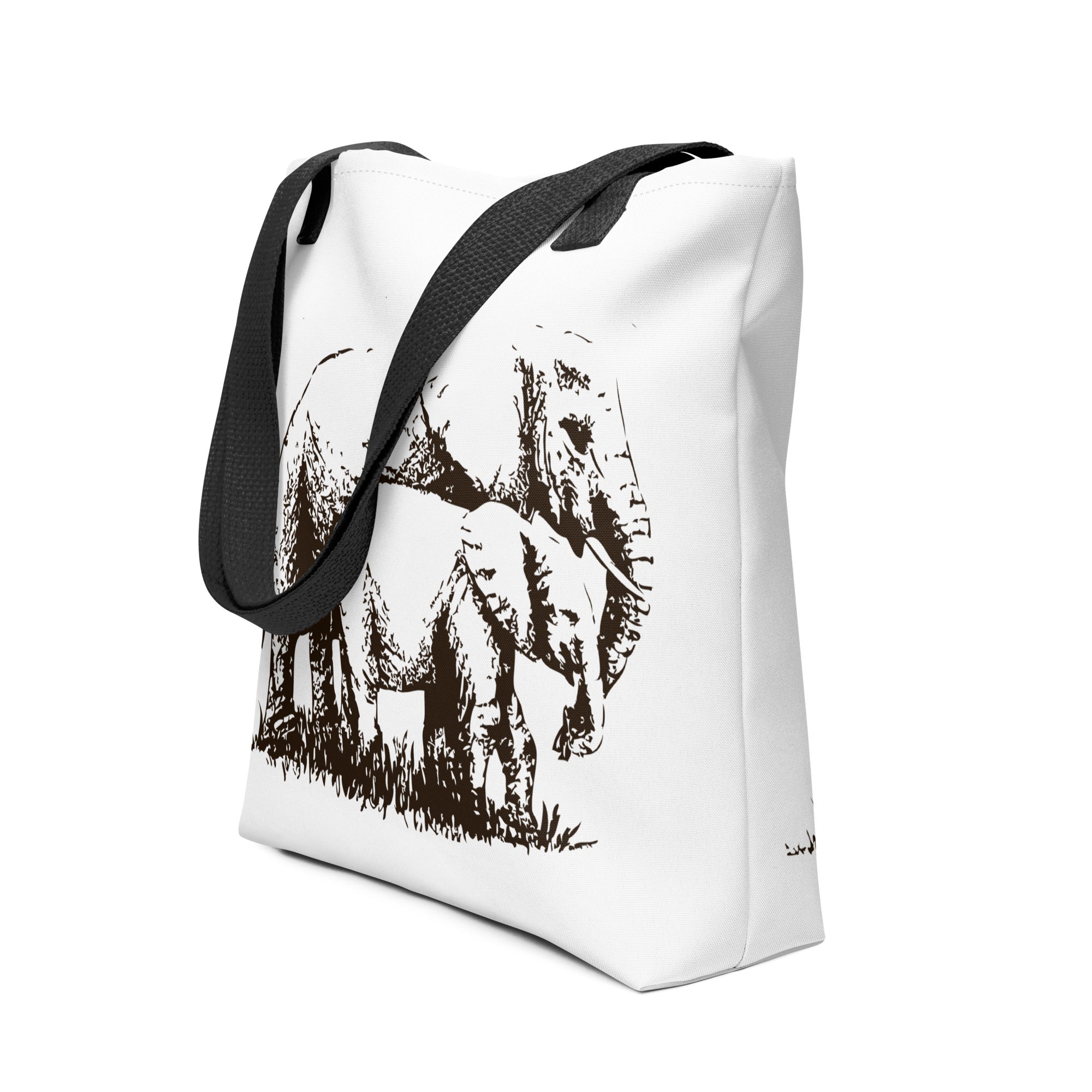 Tote bag- Elephants Mono