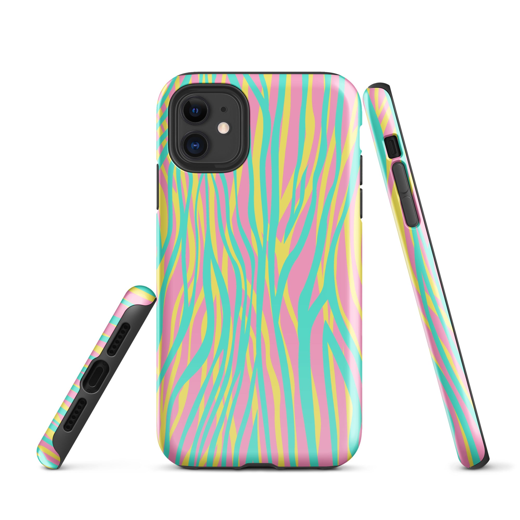 Tough Case for iPhone®- Funky Zebra Pattern I
