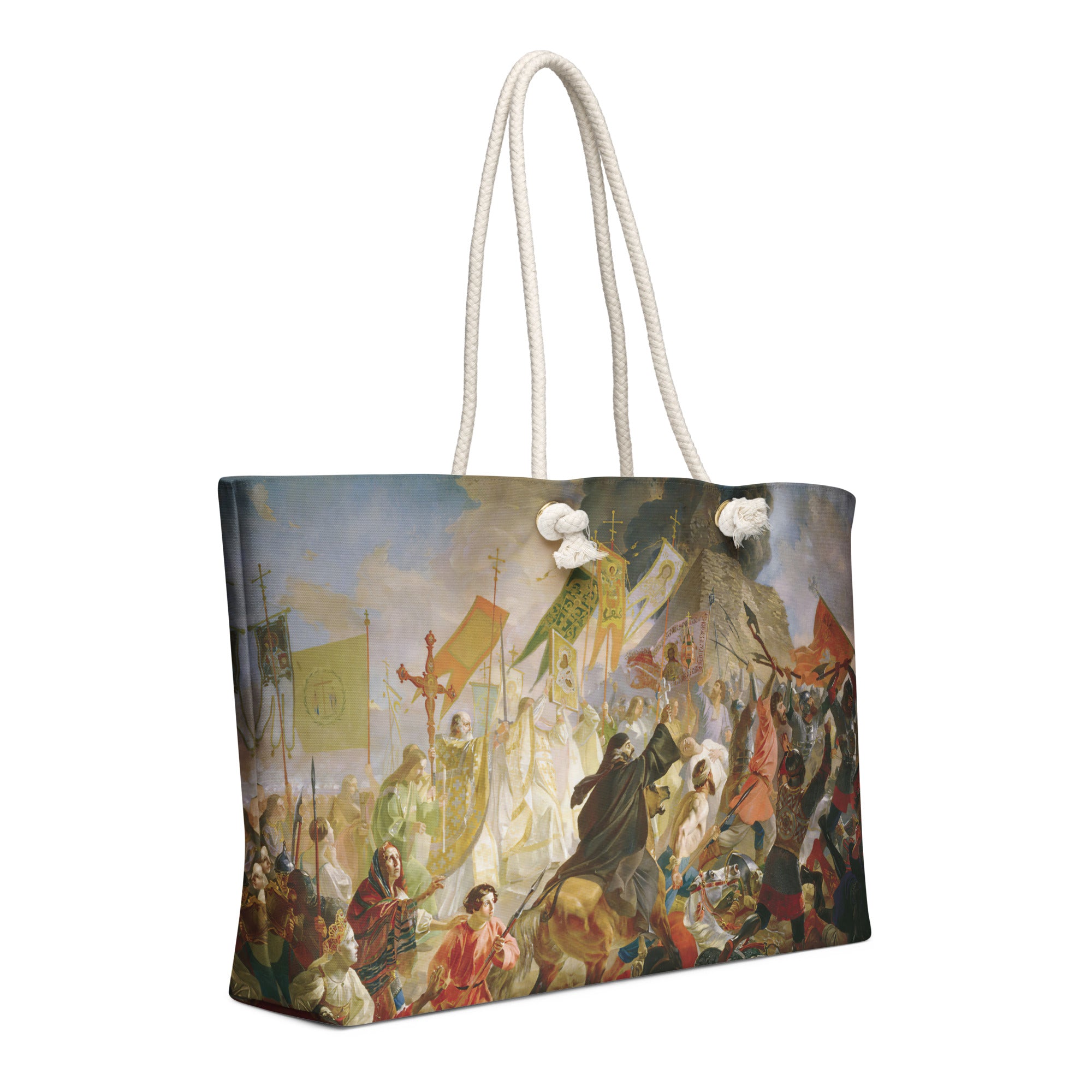 Oversized weekender bag-Siege of Pskov By Polish King Stefan Batory