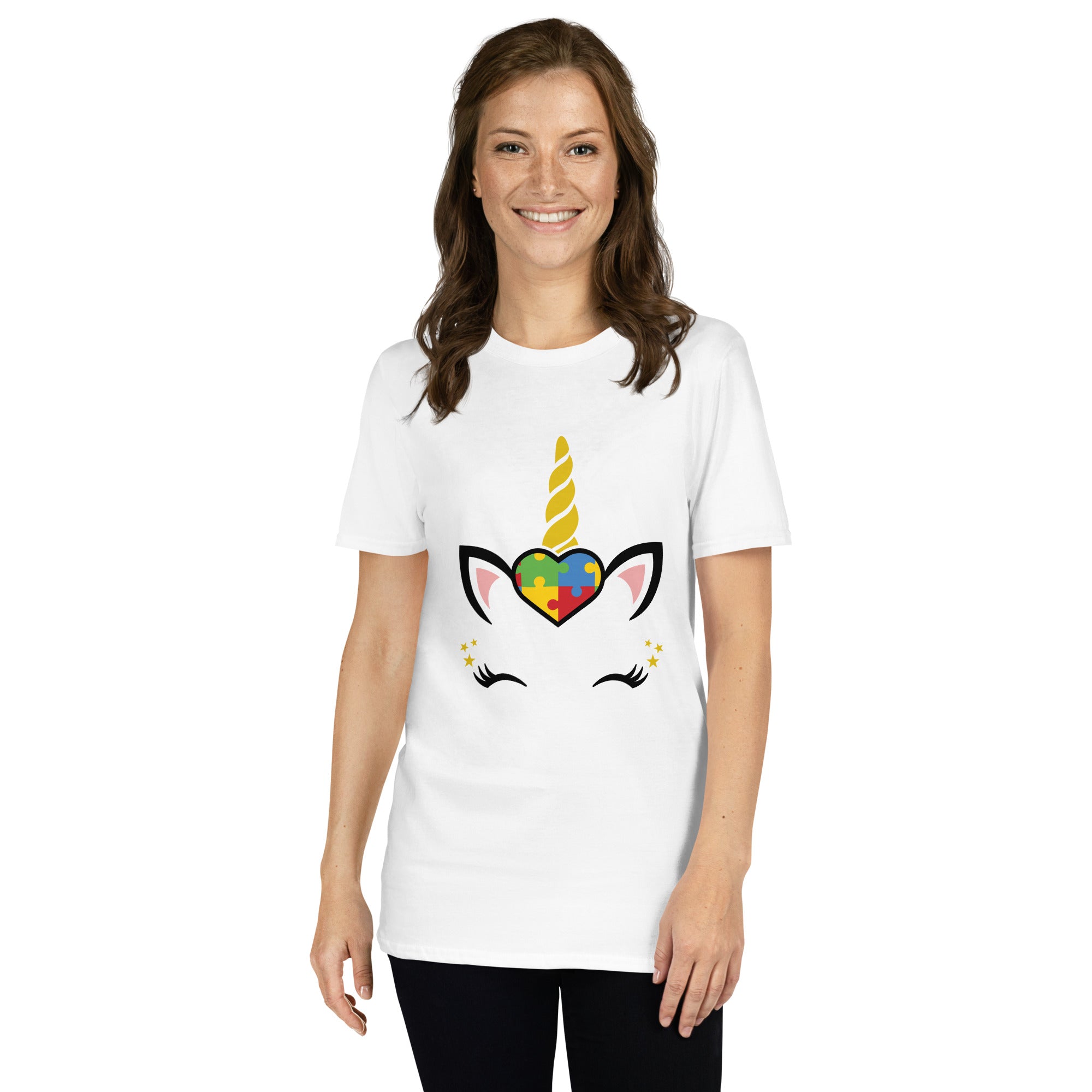 Short-Sleeve Unisex T-Shirt- Unicorn Autism