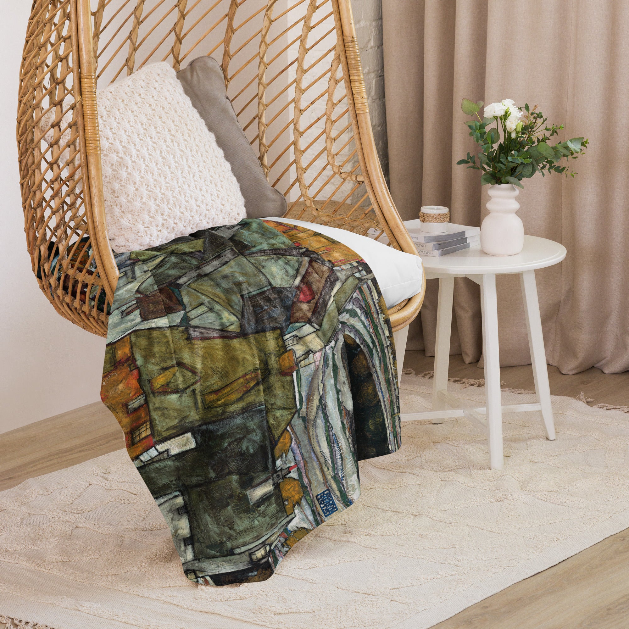 Sherpa blanket-Crescent of houses