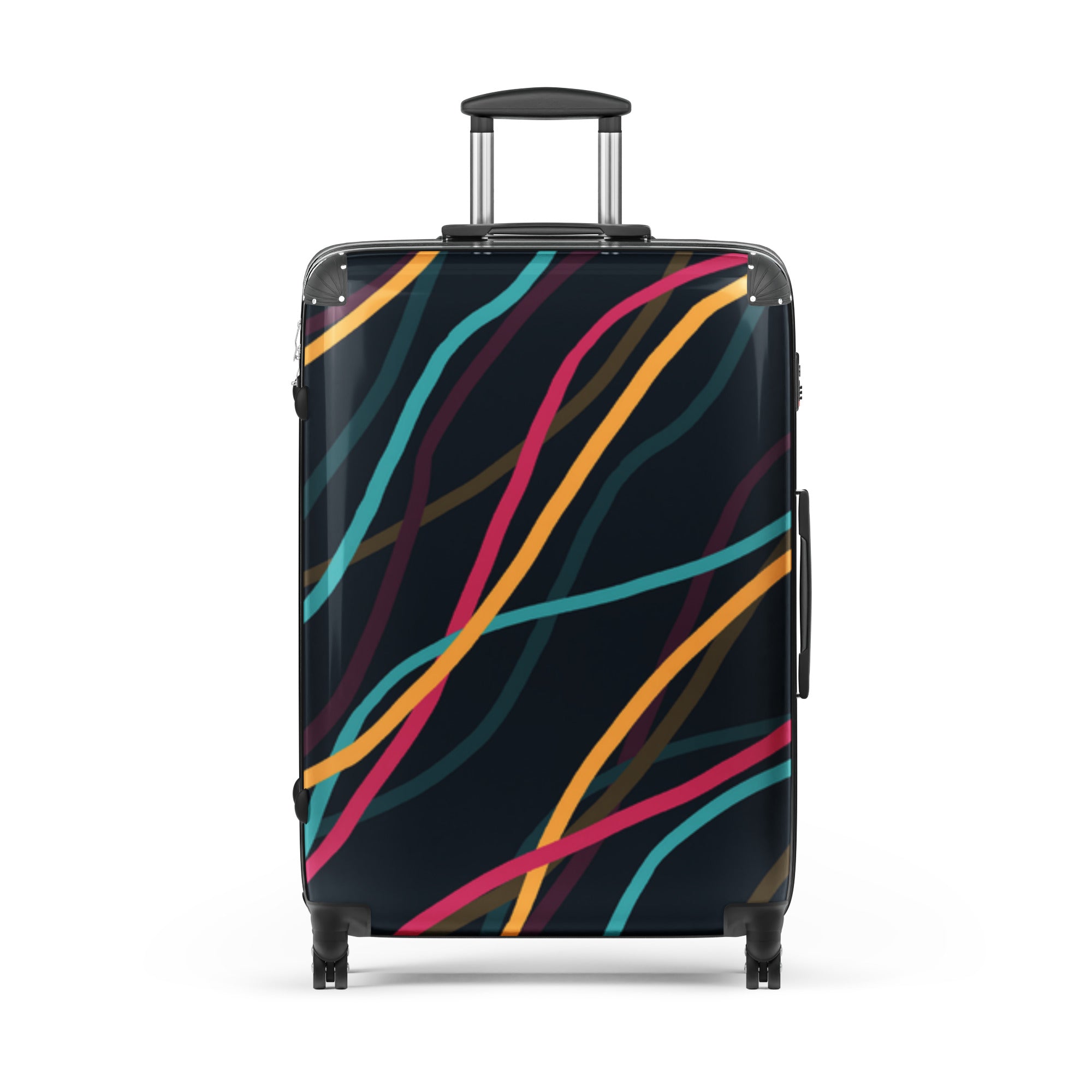 Hard-shell suitcase-Colorful Lines