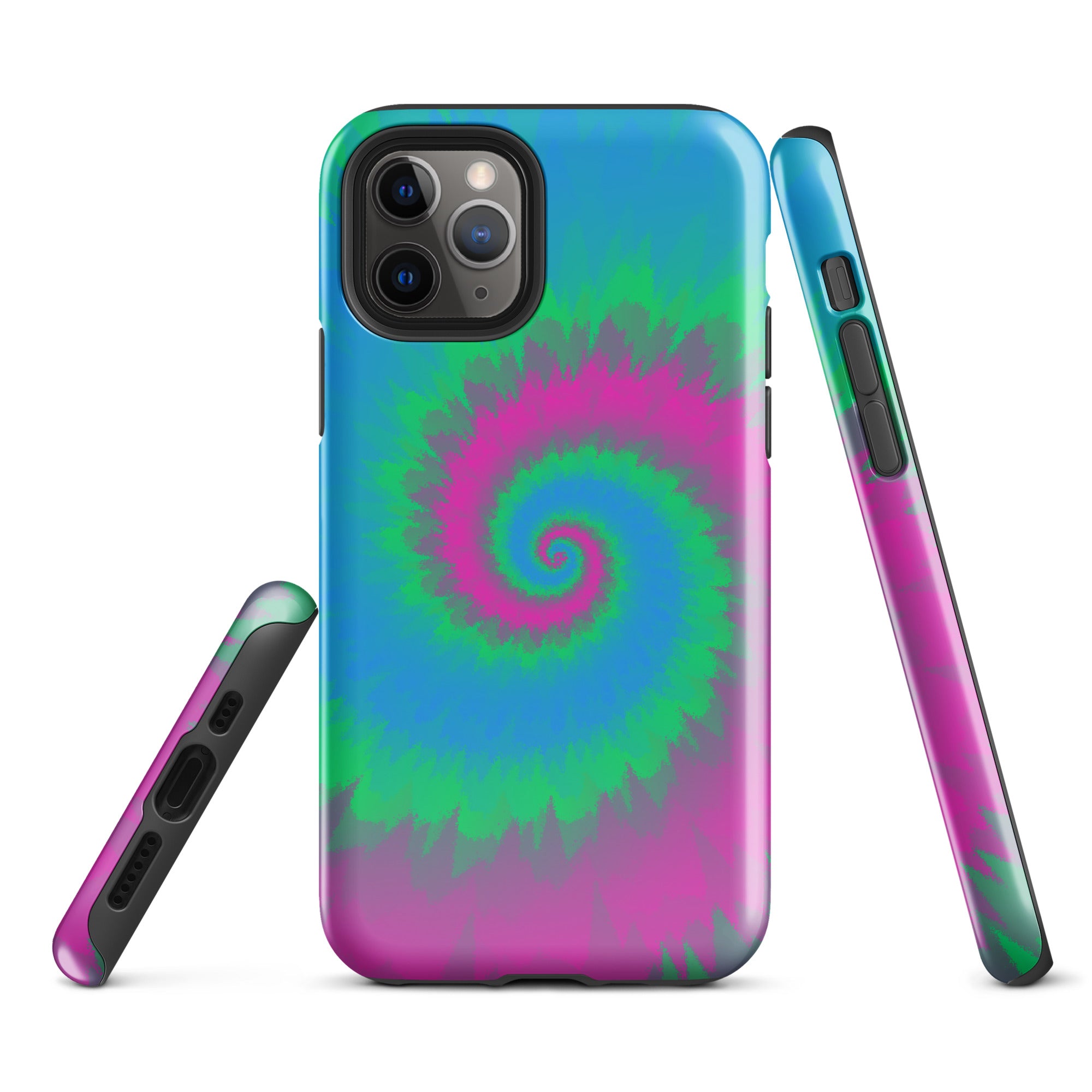 Tough Case for iPhone®-Tie Dye Spiral - Polysexual