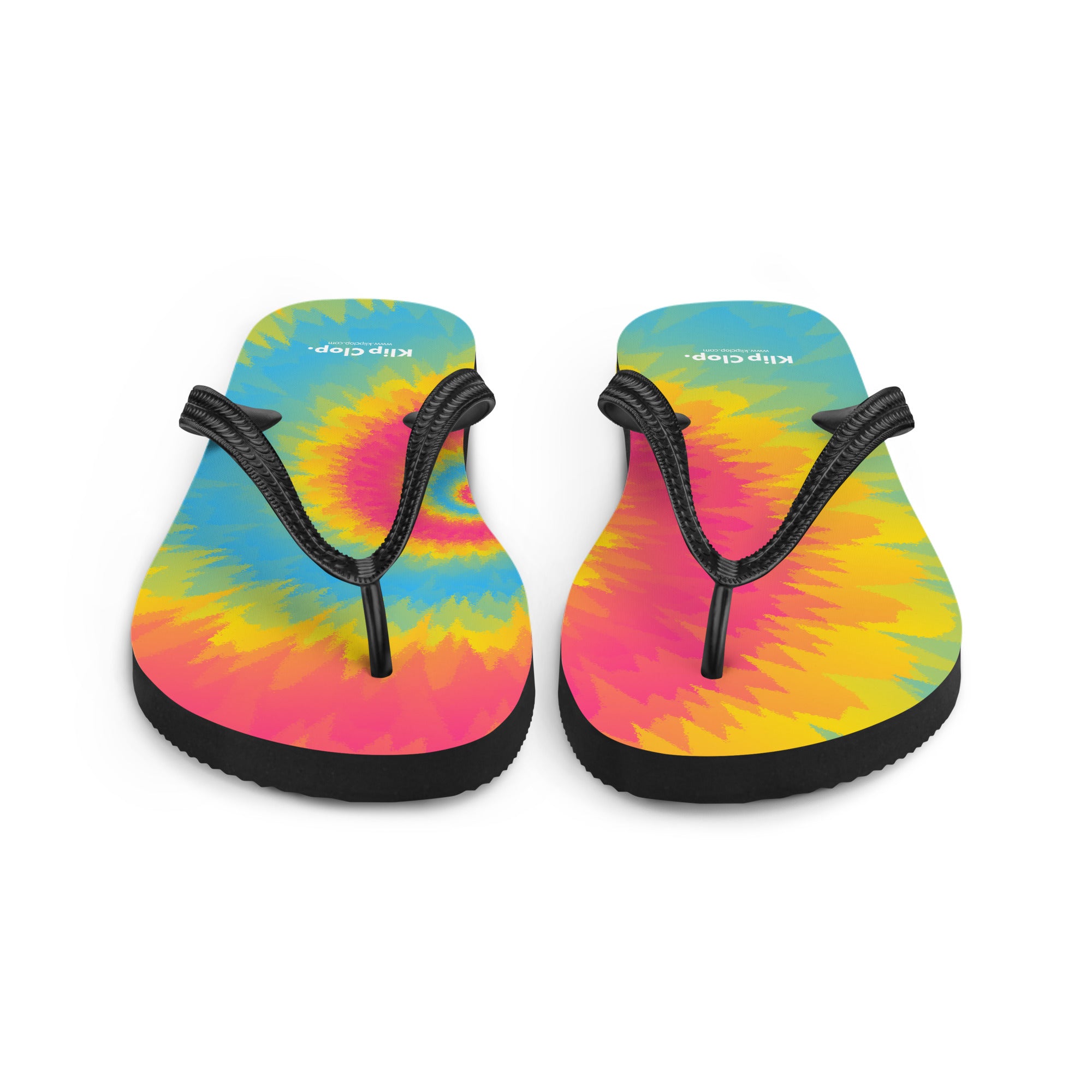 Flip-Flops-Tie Dye Spiral-Pansexual