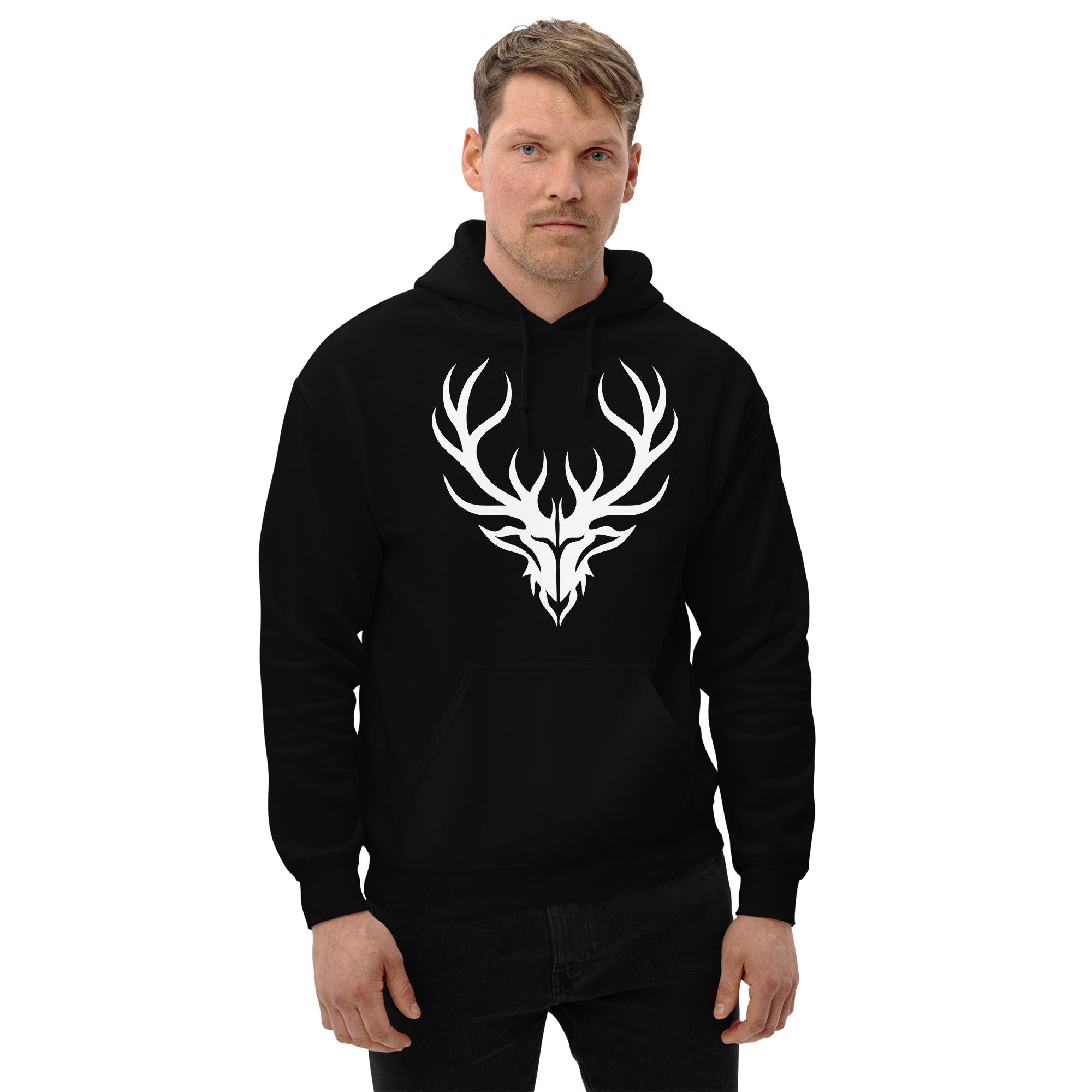 Unisex Hoodie- Antler Type VII