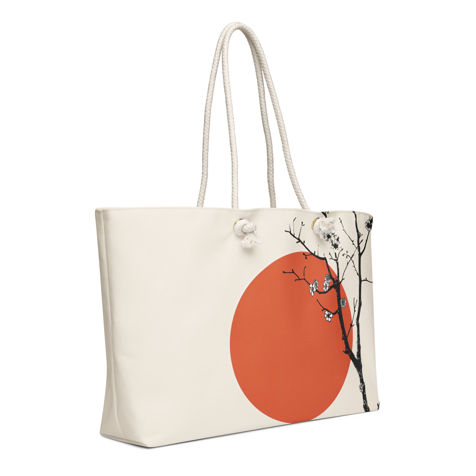 Oversized weekender bag-Japanese Sunset I