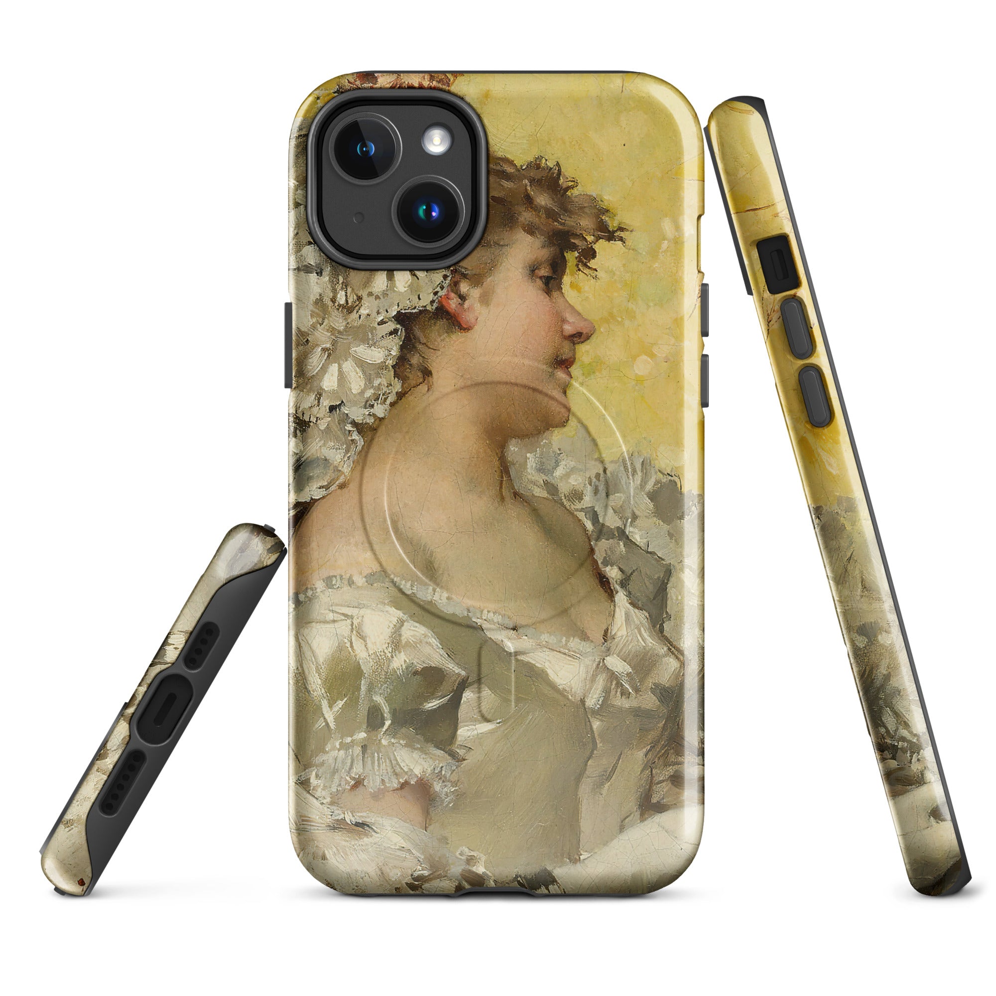 MagSafe® Tough case for iPhone®-Lady in White