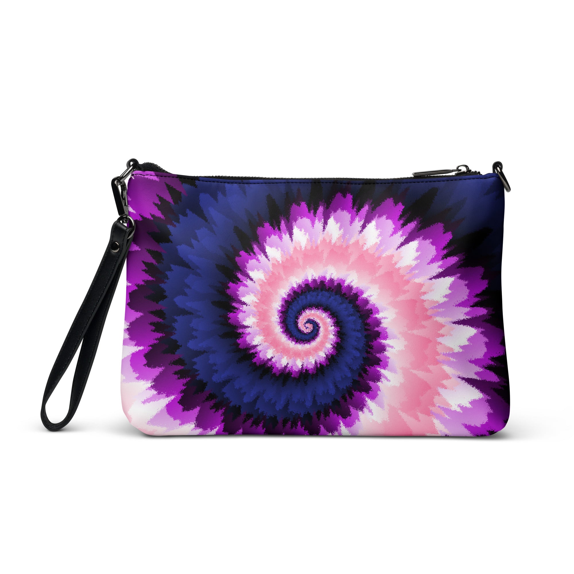 Crossbody bag- Tie Dye Spiral- Genderfluid