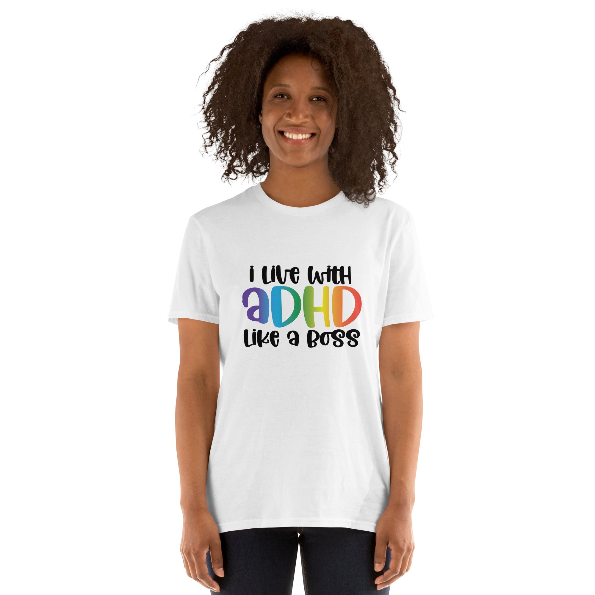 Short-Sleeve Unisex T-Shirt- ADHD- Like A Boss