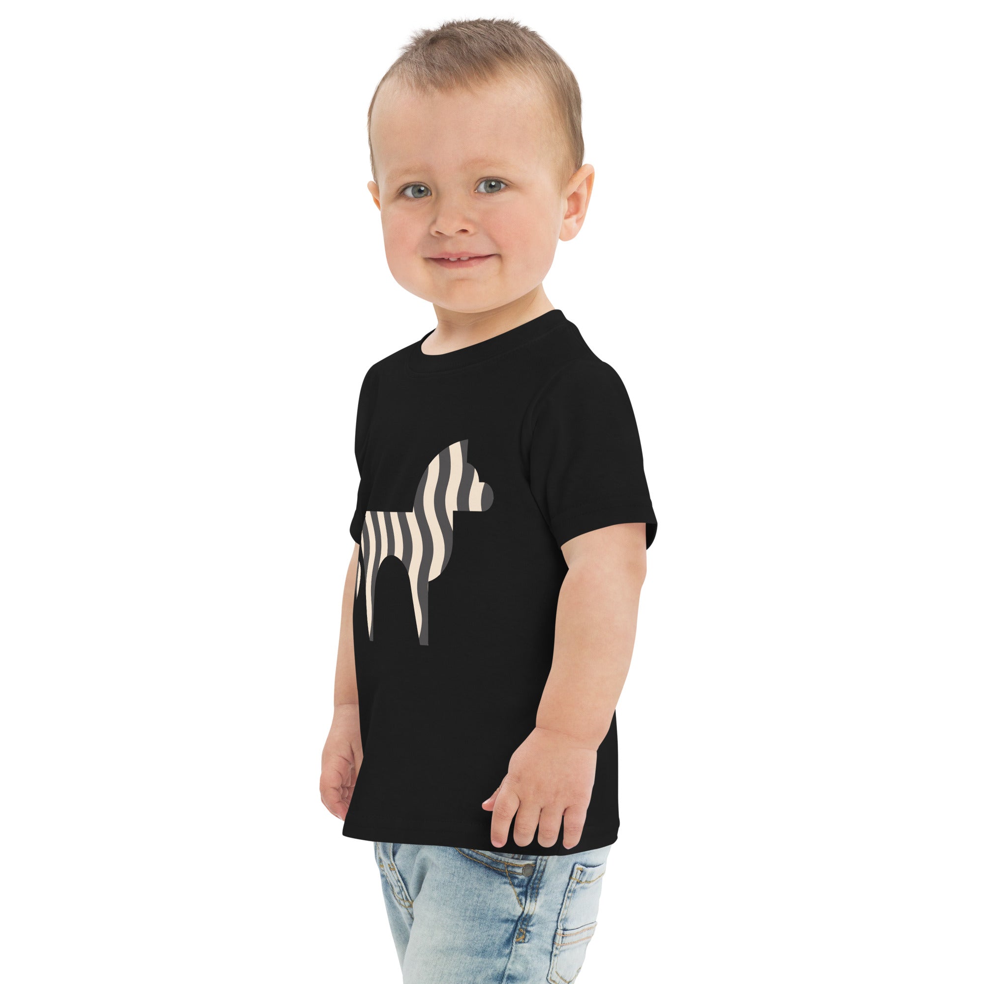 Toddler jersey t-shirt-Zebra