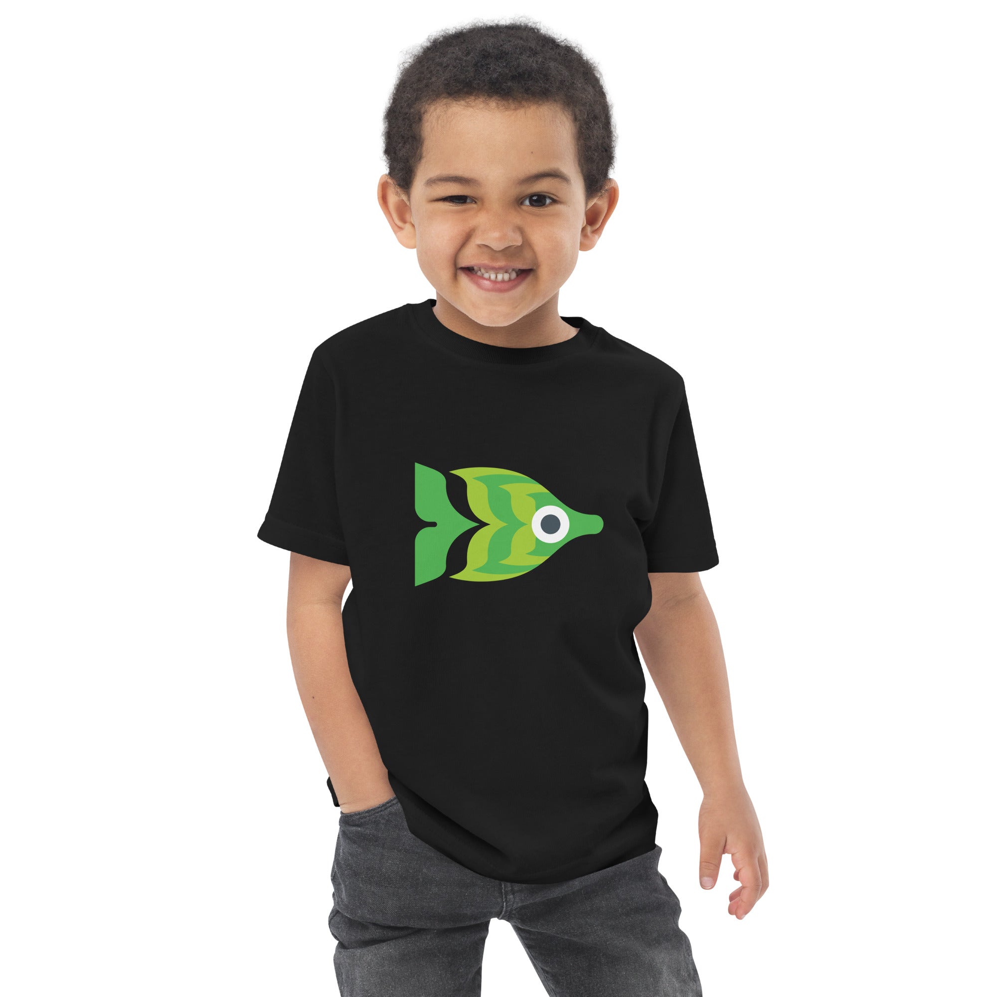 Toddler jersey t-shirt-Fish I