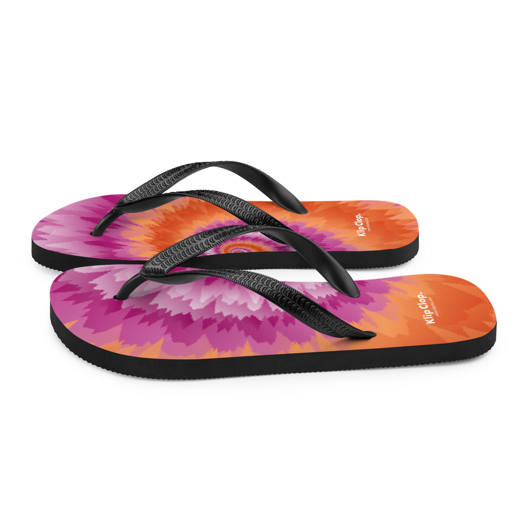 Flip-Flops-Tie Dye Spiral-Lesbian
