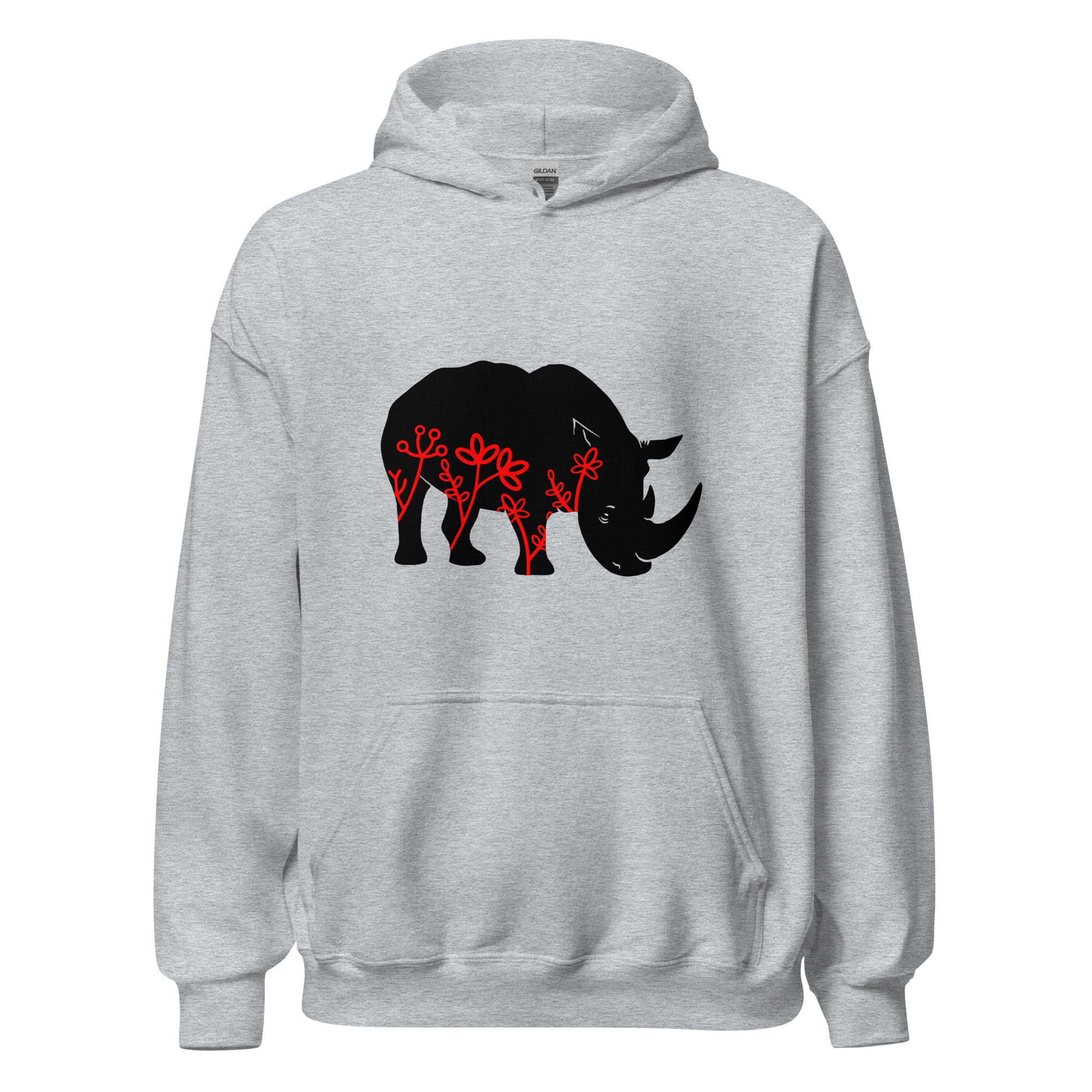 Unisex Hoodie- Rhino